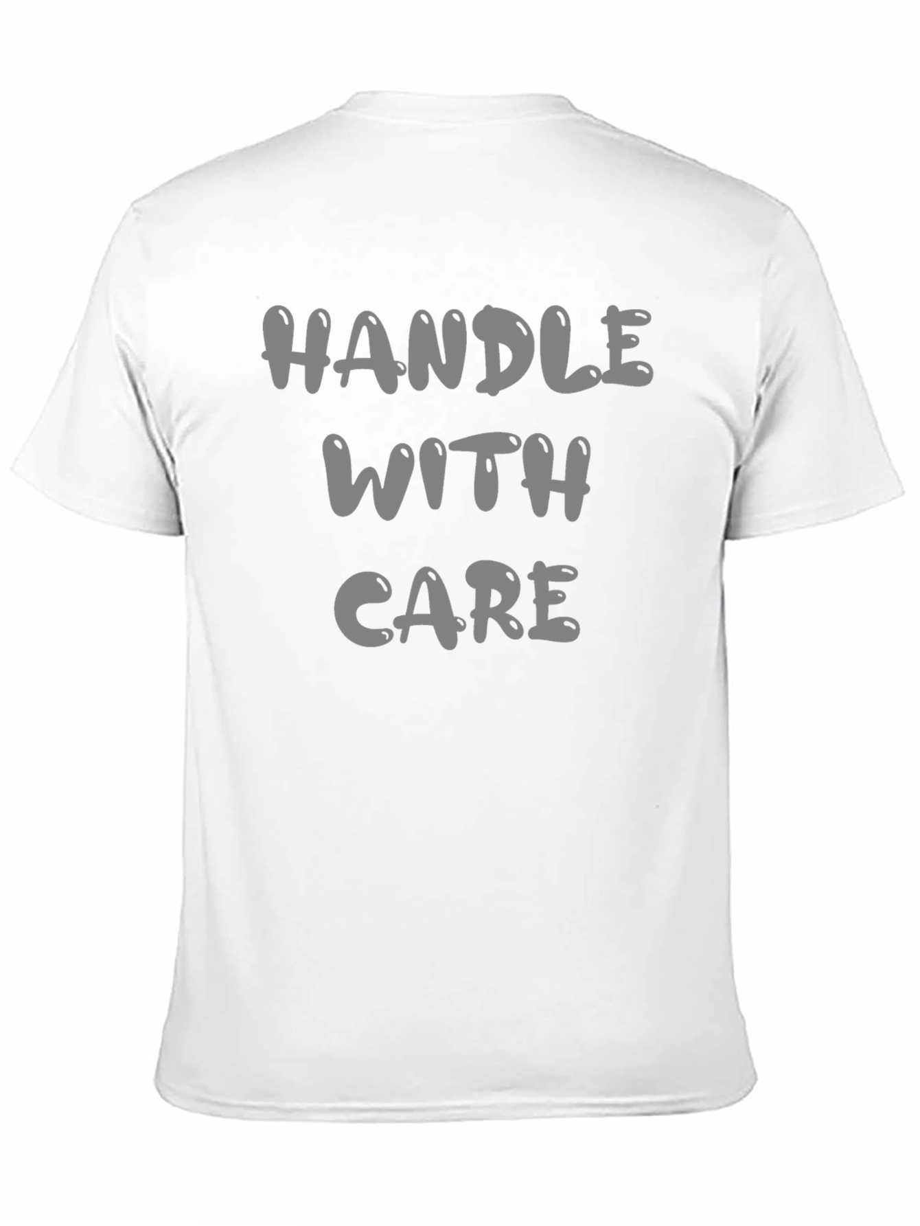 Handle With Care Black Graphic T-Shirt