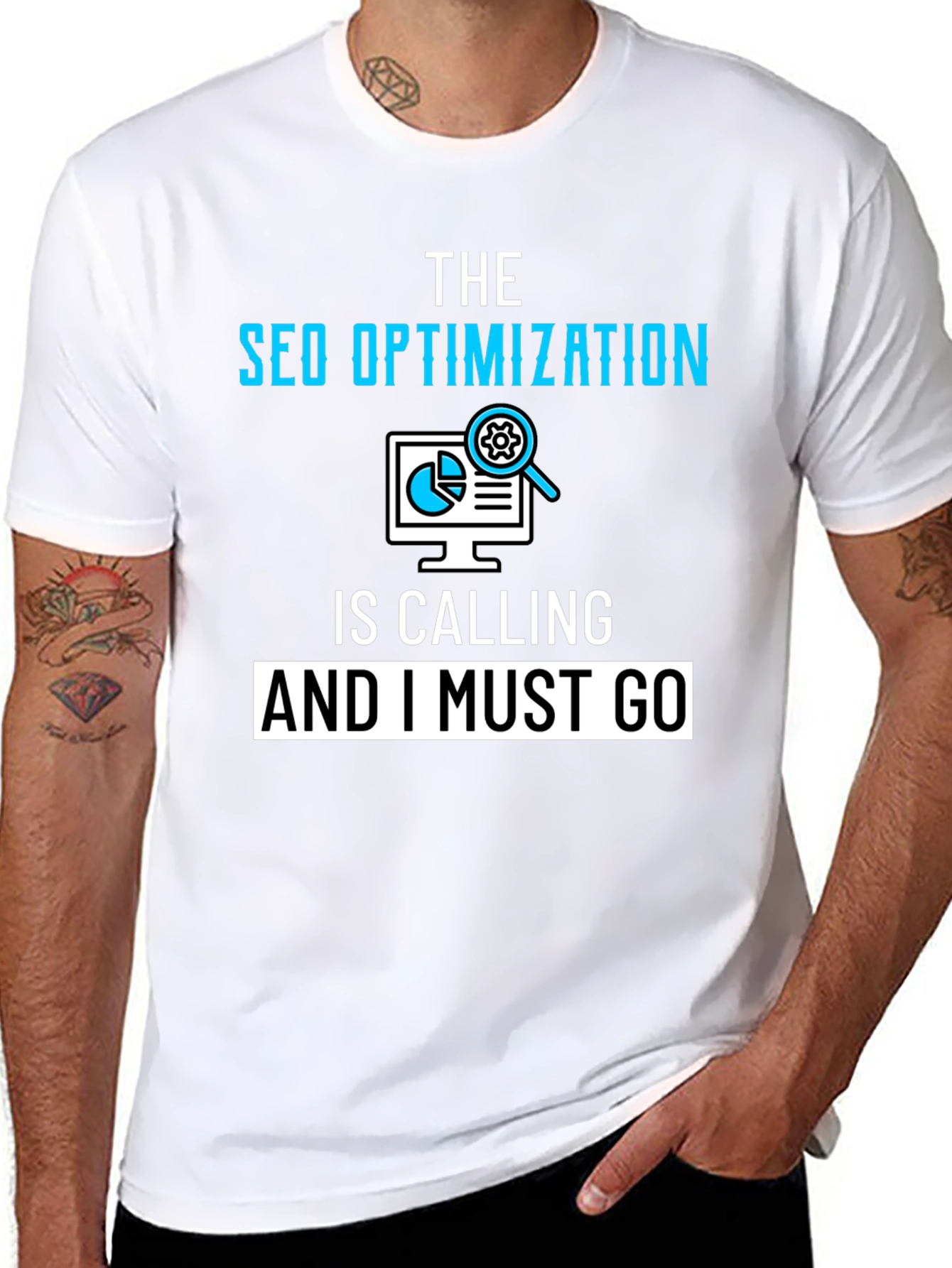 SEO Optimization Calling T-Shirt - Funny Geek Tee