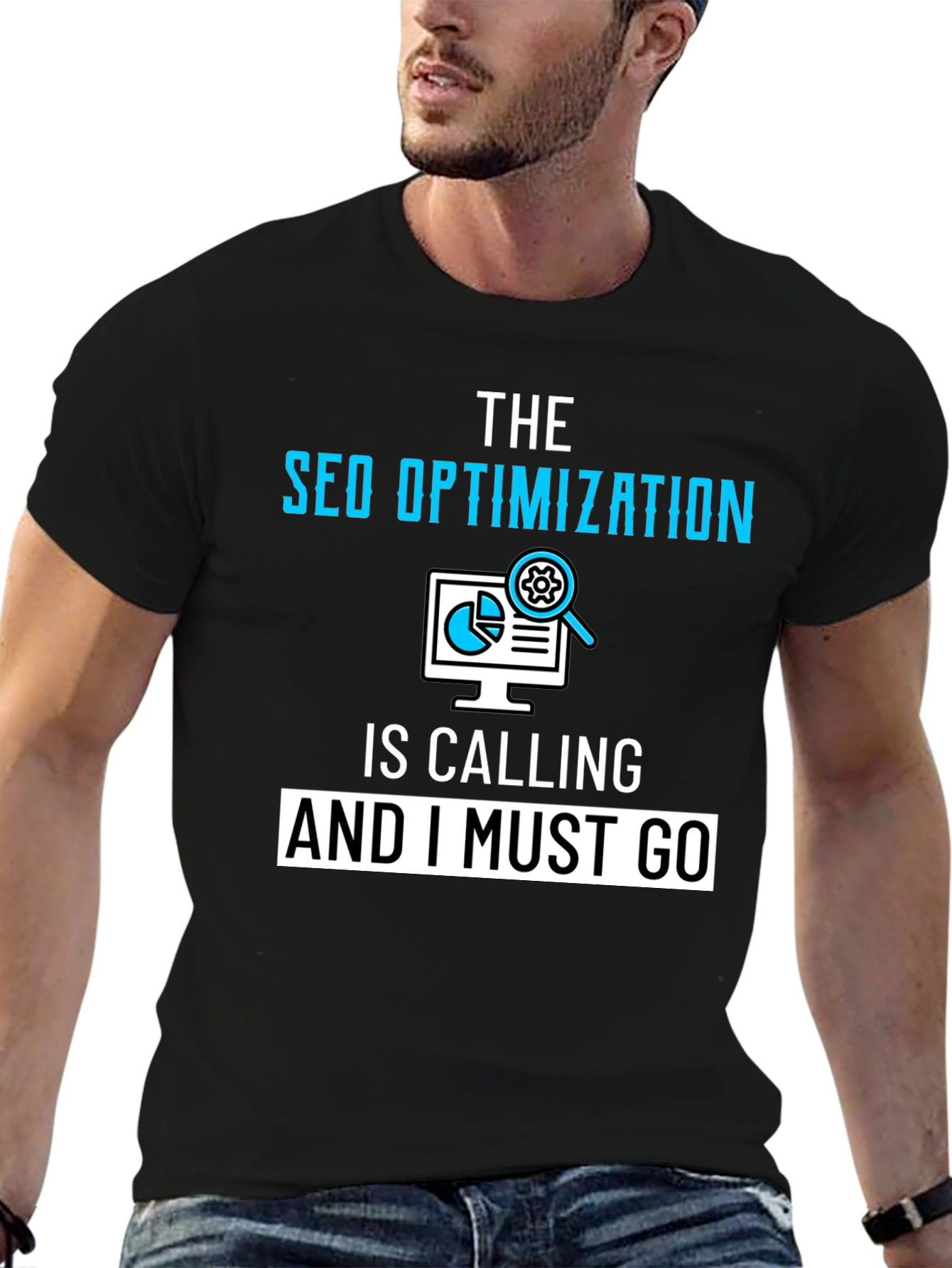 SEO Optimization Calling T-Shirt - Funny Geek Tee