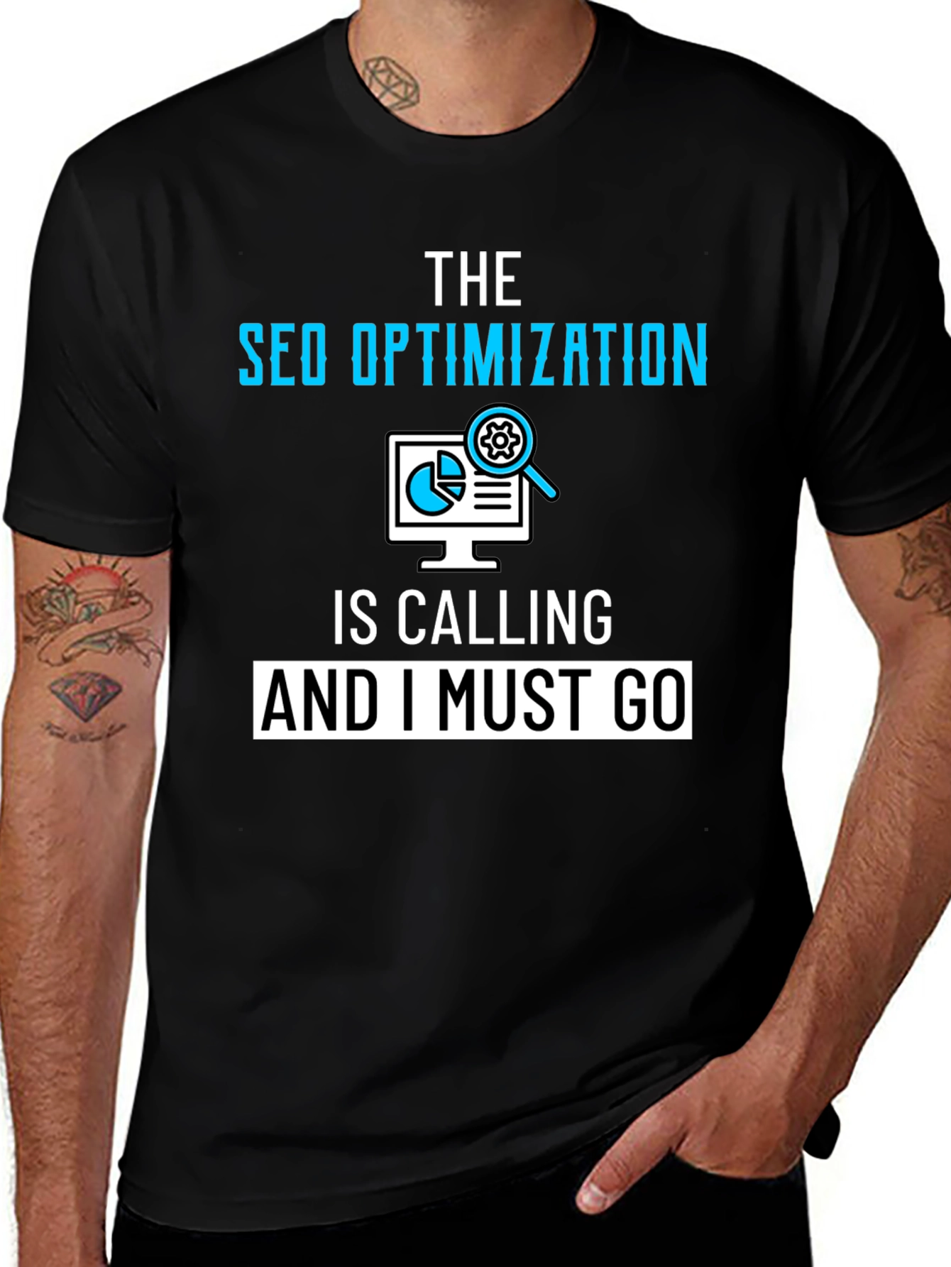 SEO Optimization Calling T-Shirt - Funny Geek Tee