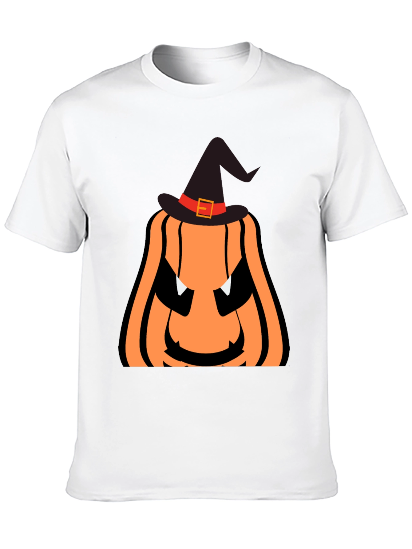Halloween Pumpkin Witch Hat T-Shirt