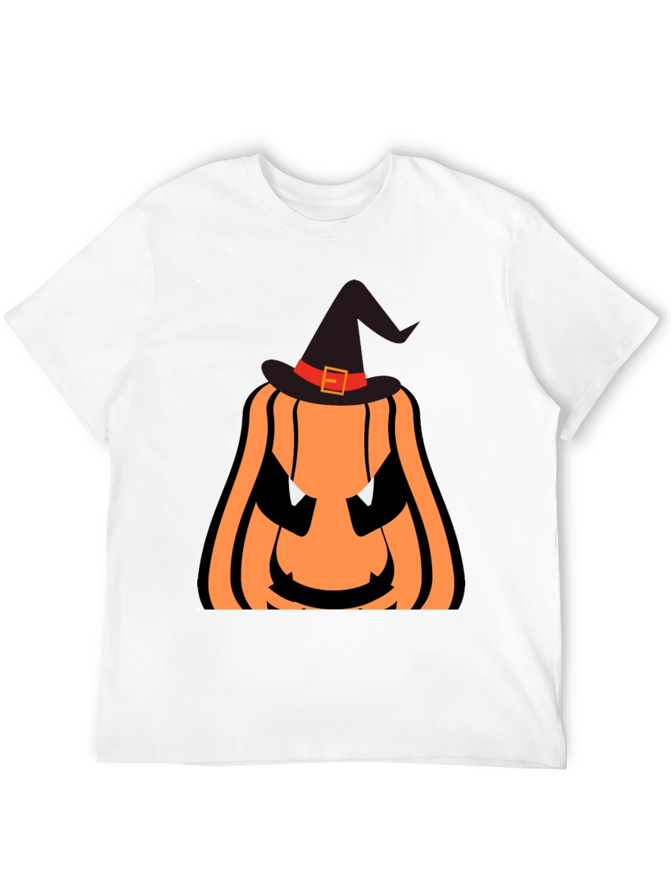 Halloween Pumpkin Witch Hat T-Shirt