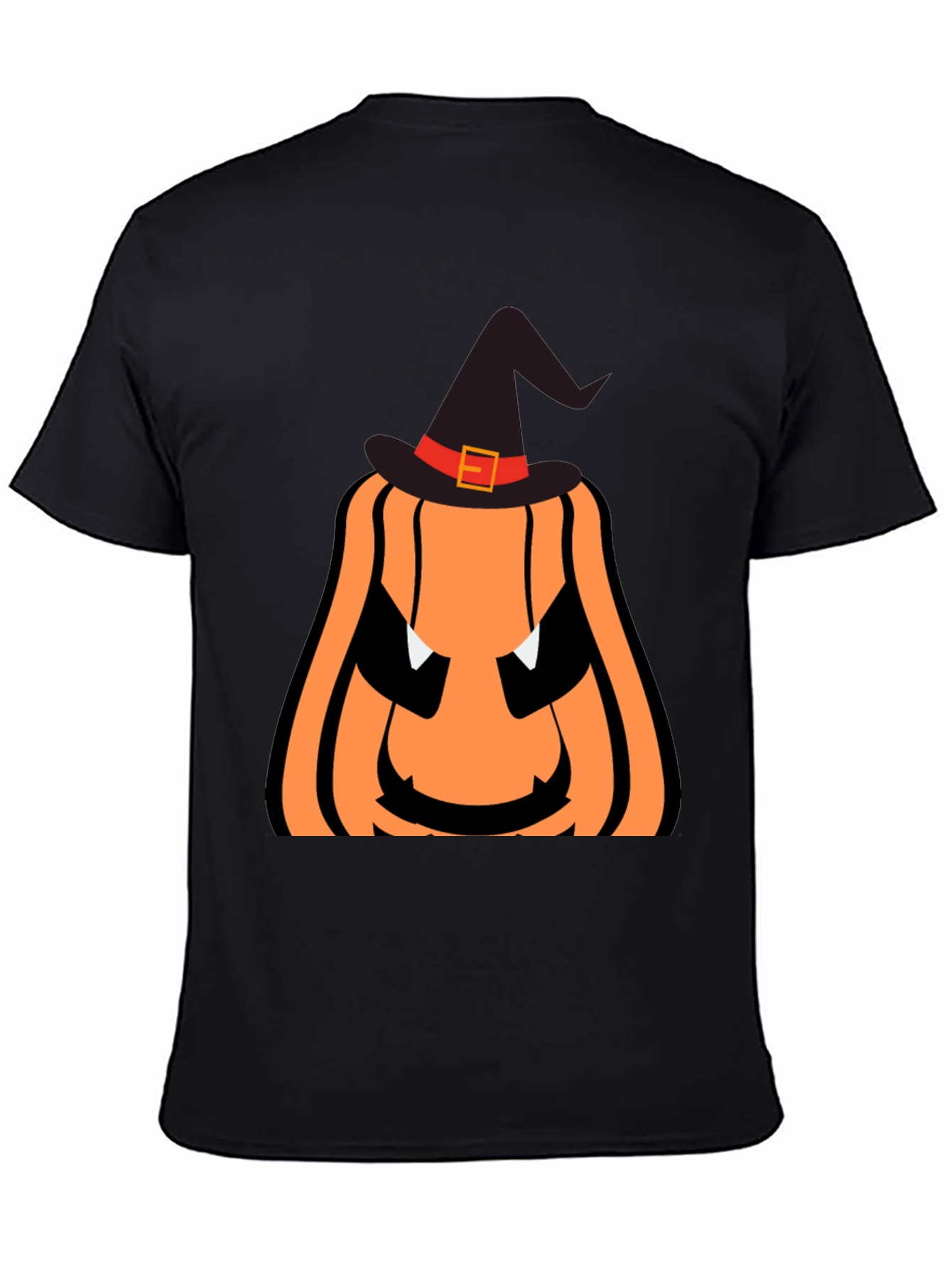 Halloween Pumpkin Witch Hat T-Shirt