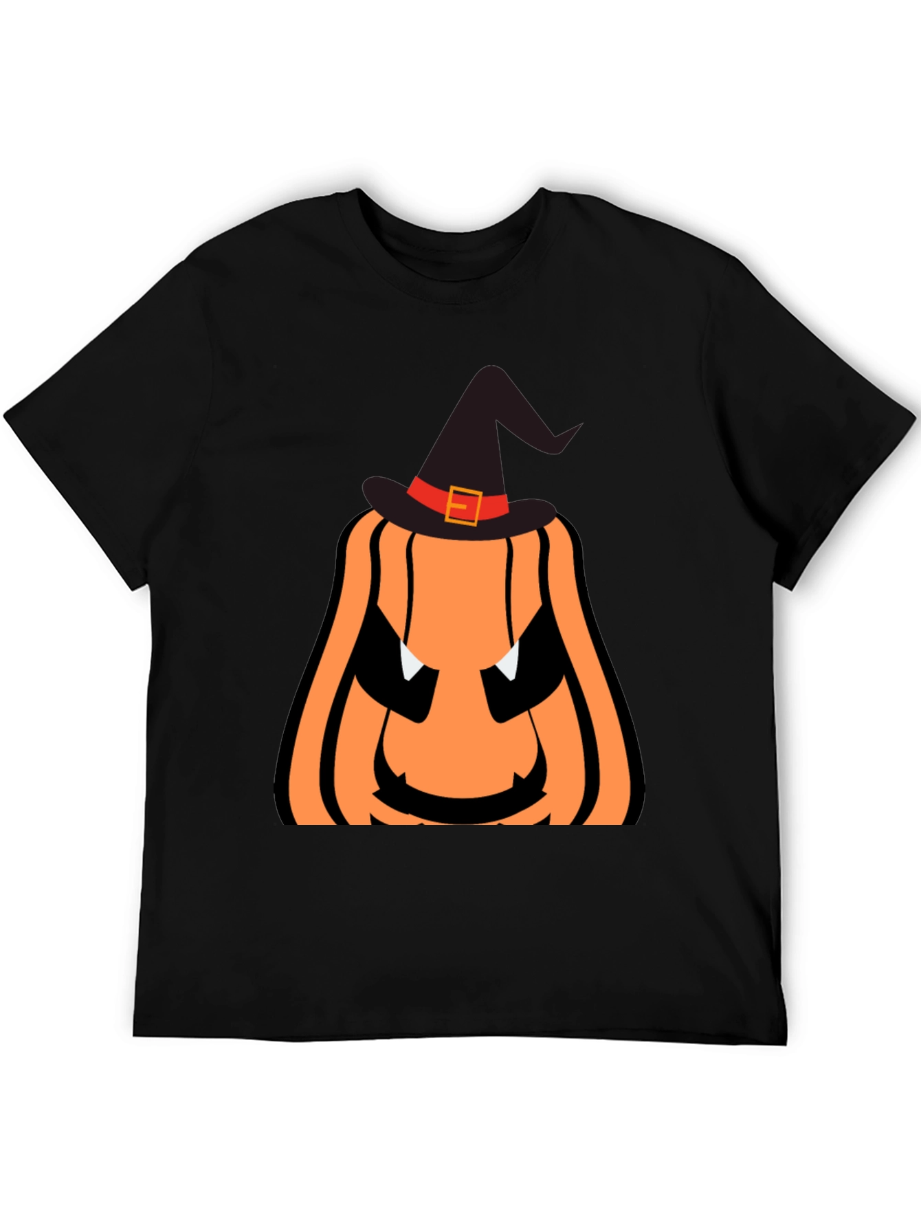 Halloween Pumpkin Witch Hat T-Shirt