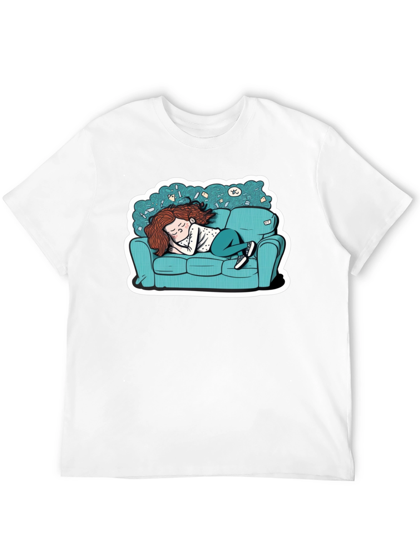 Comfy Couch Napping T-Shirt