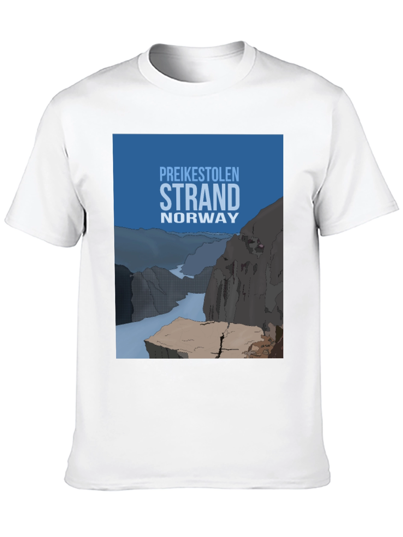 Preikestolen Strand Norway Graphic T-Shirt