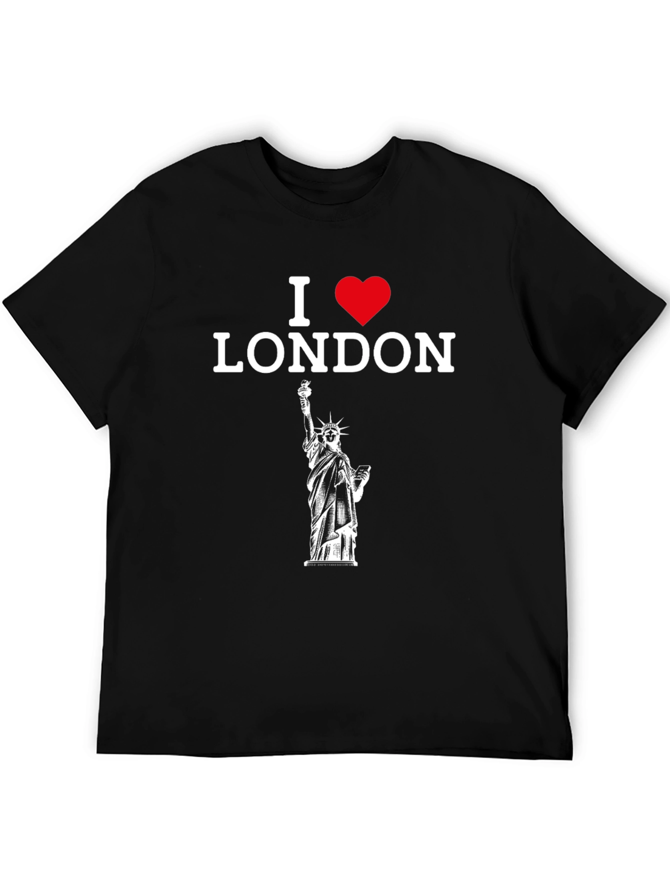 I Love London Statue of Liberty Graphic Tee