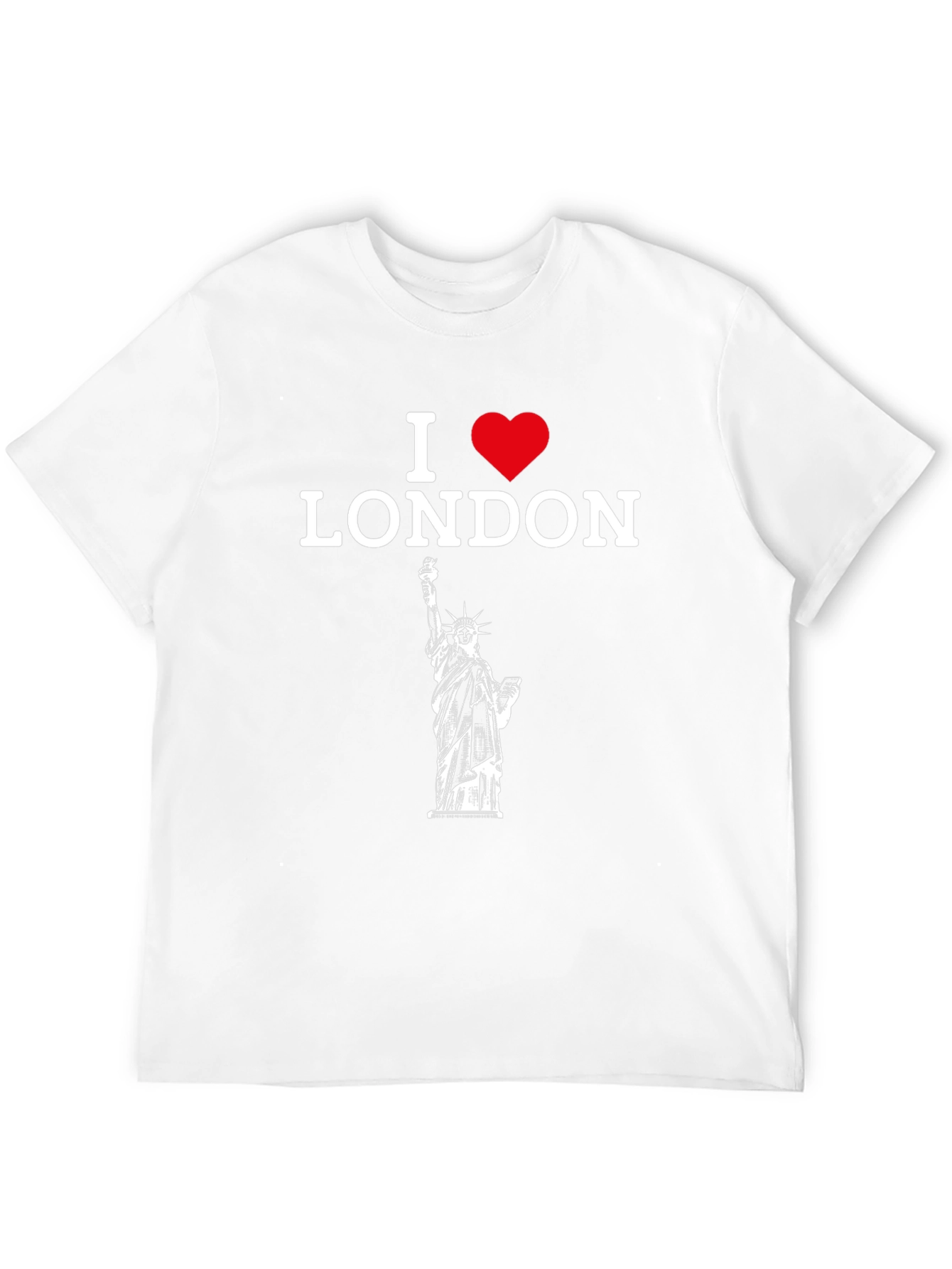 I Love London Statue of Liberty Graphic Tee