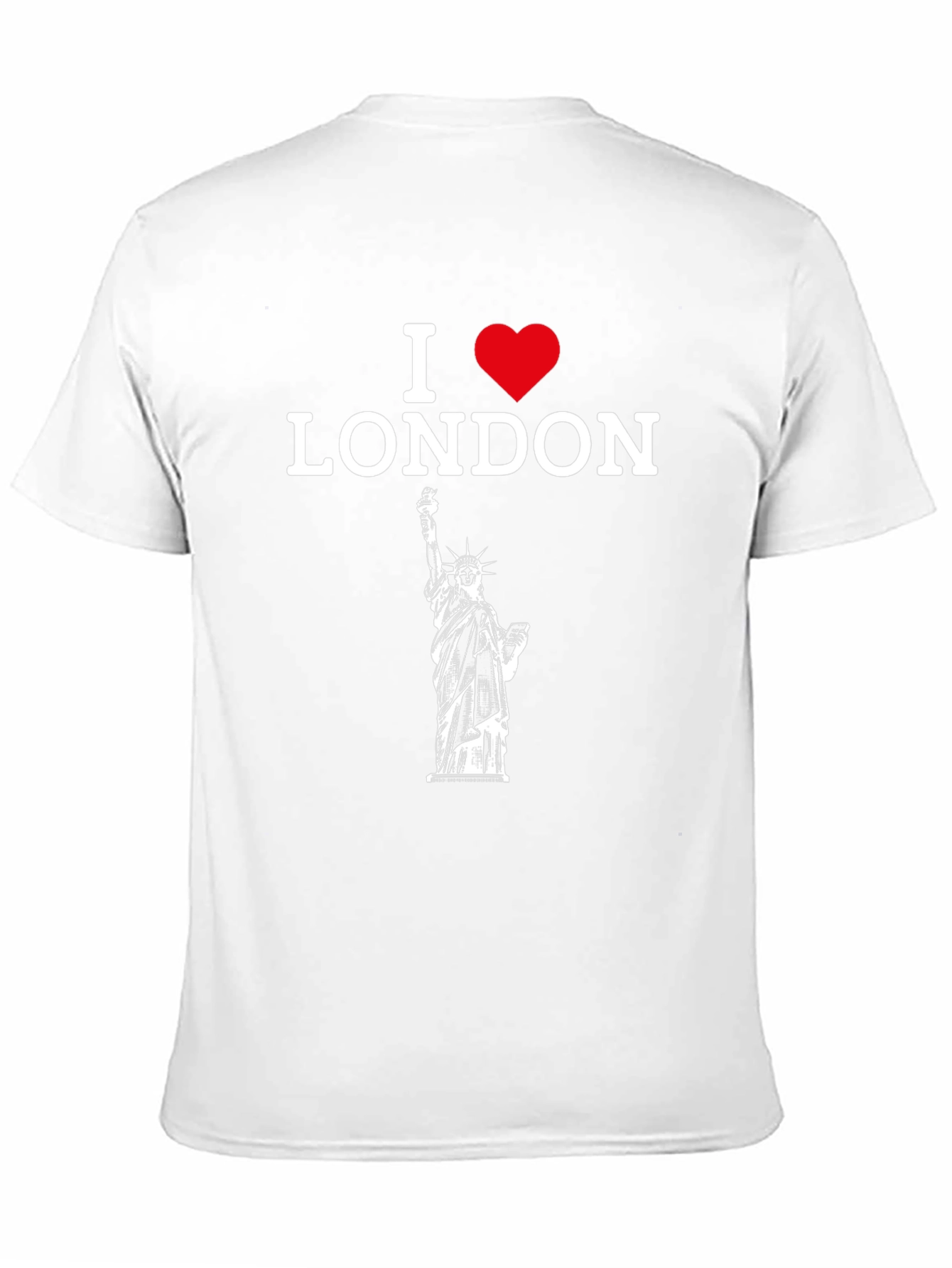 I Love London Statue of Liberty Graphic Tee