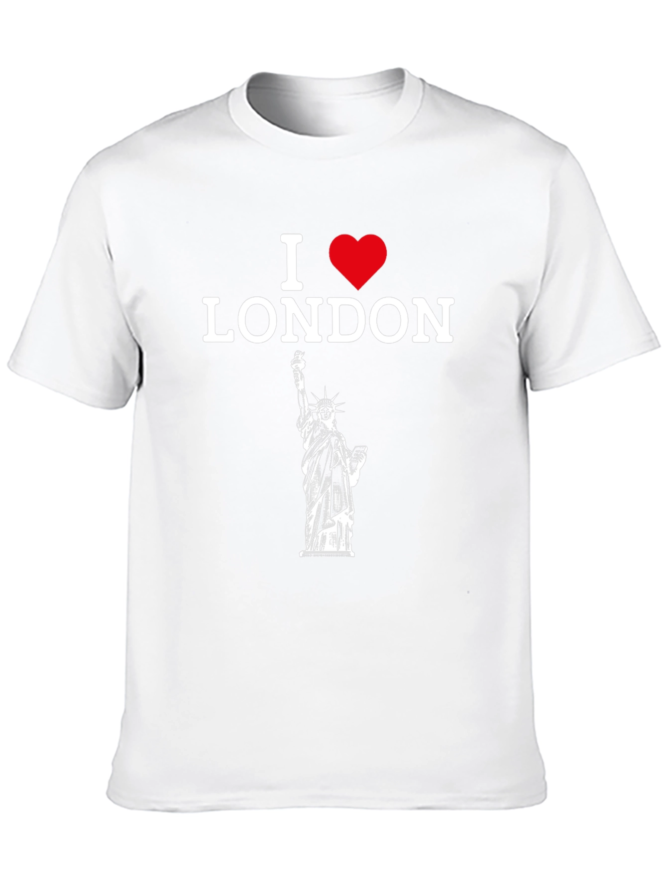 I Love London Statue of Liberty Graphic Tee