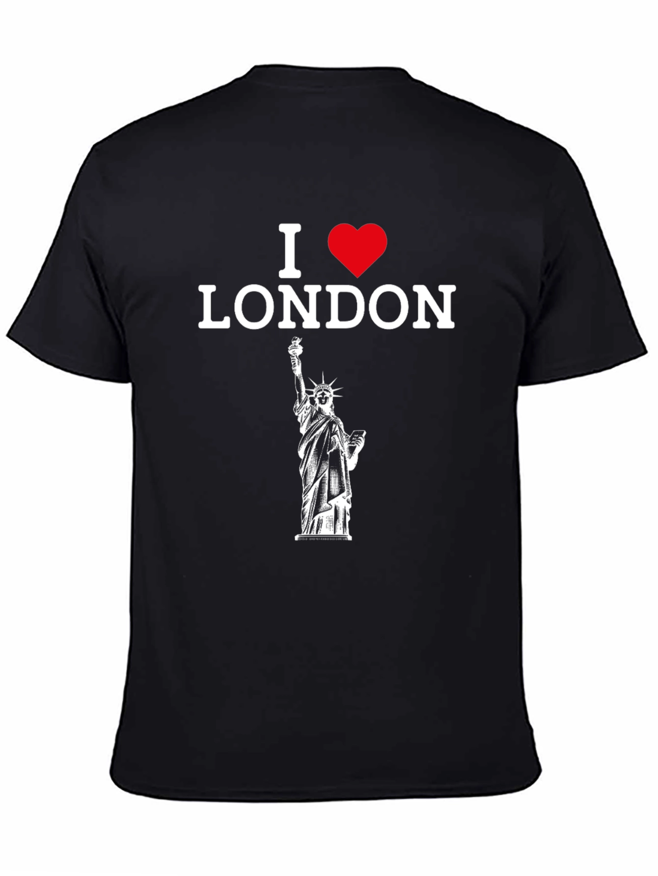 I Love London Statue of Liberty Graphic Tee