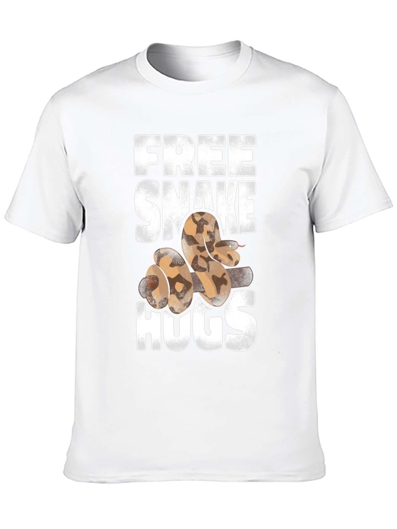 Free Snake Hugs Graphic T-Shirt