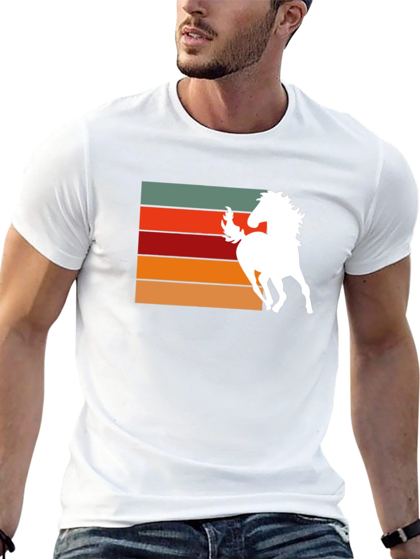 Retro Horse Graphic T-Shirt
