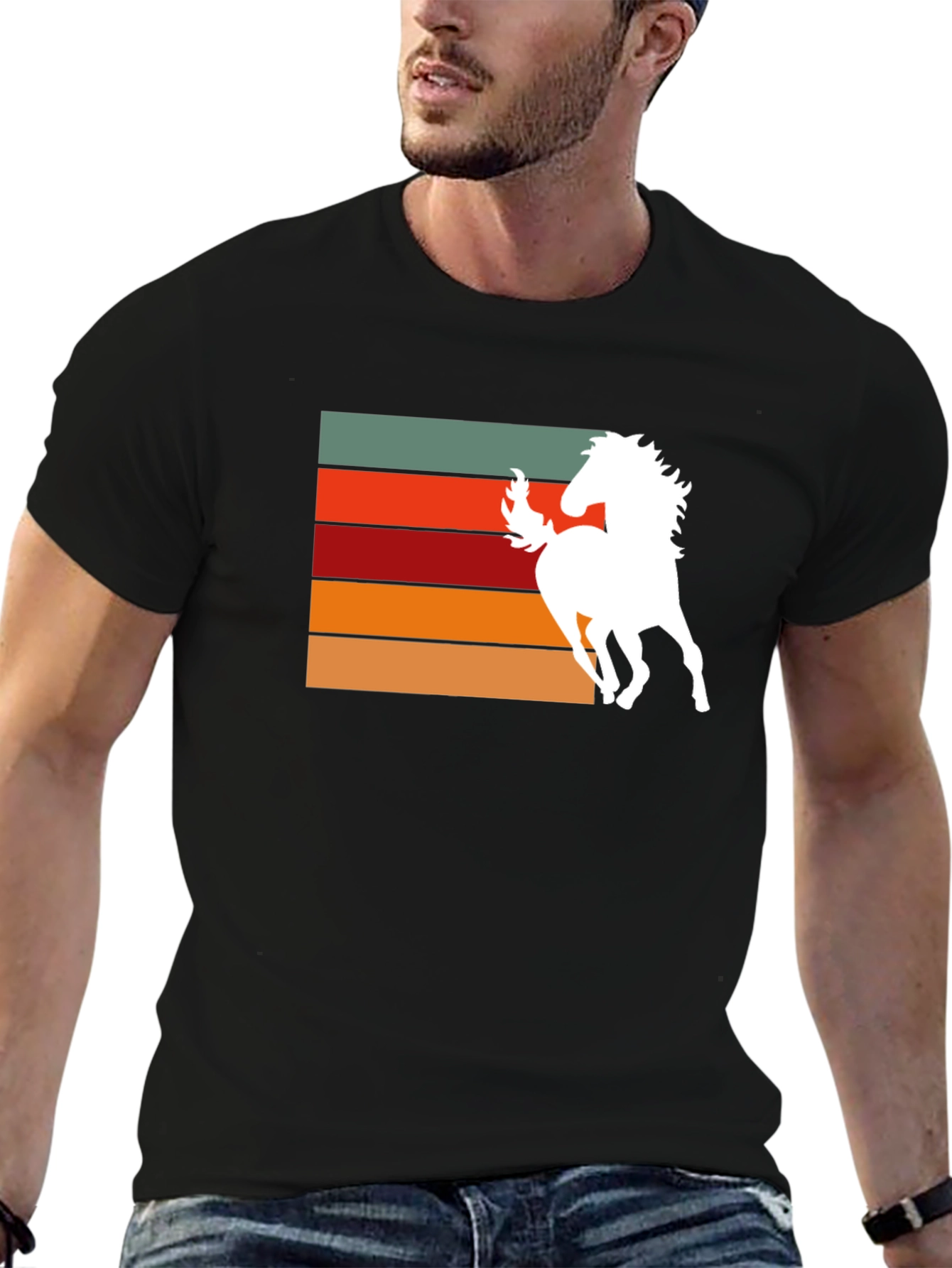Retro Horse Graphic T-Shirt