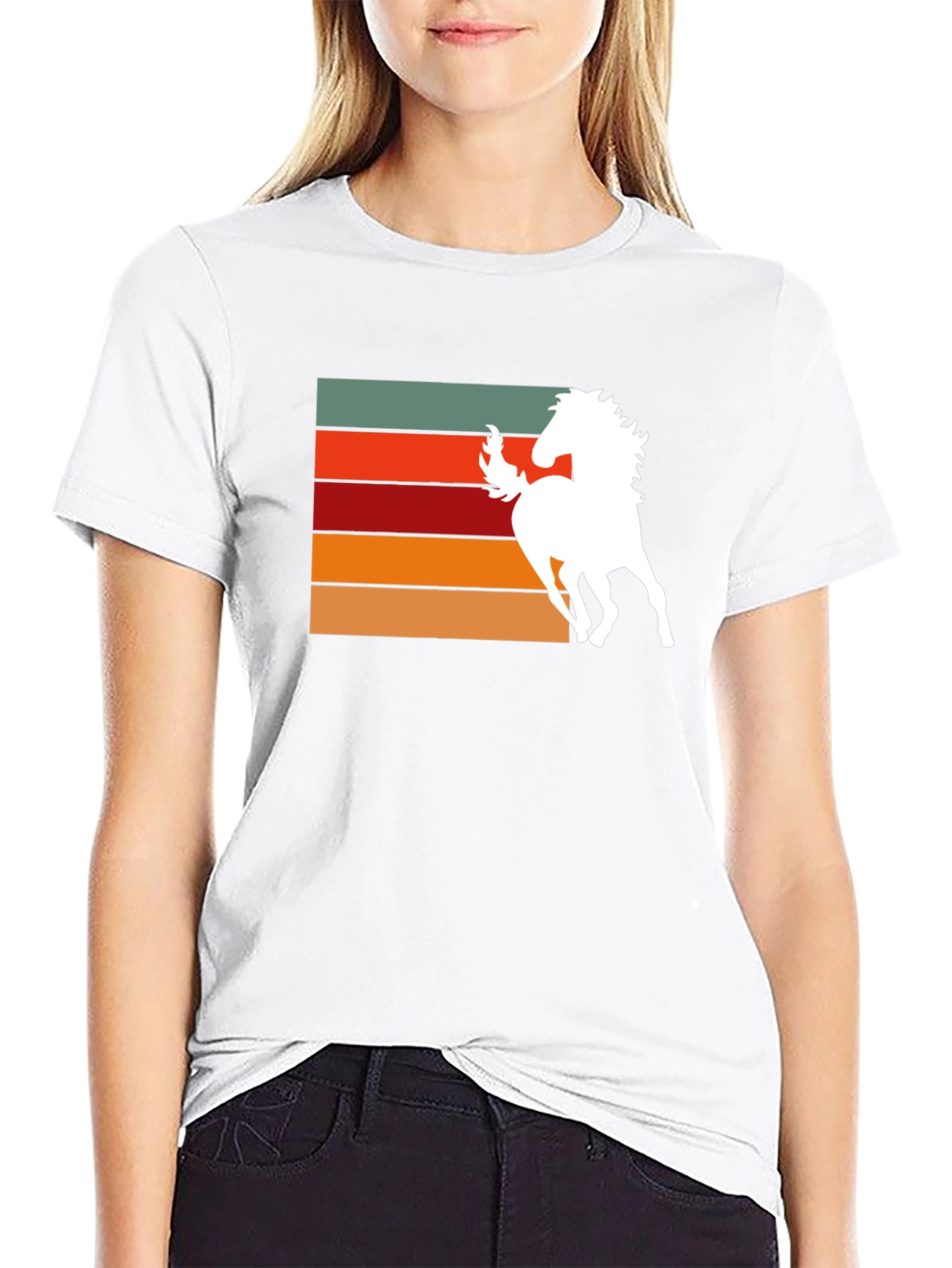 Retro Horse Graphic T-Shirt
