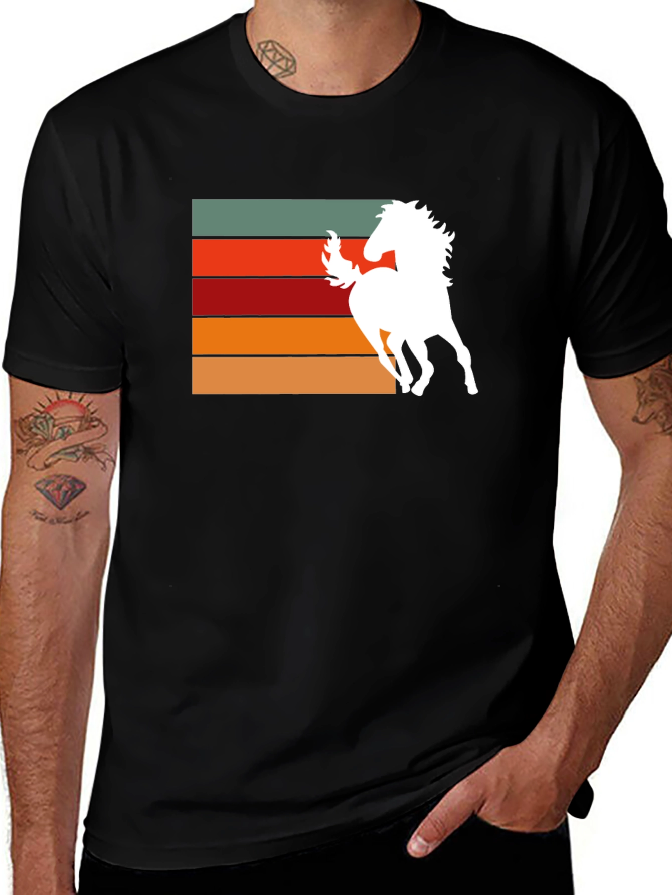 Retro Horse Graphic T-Shirt