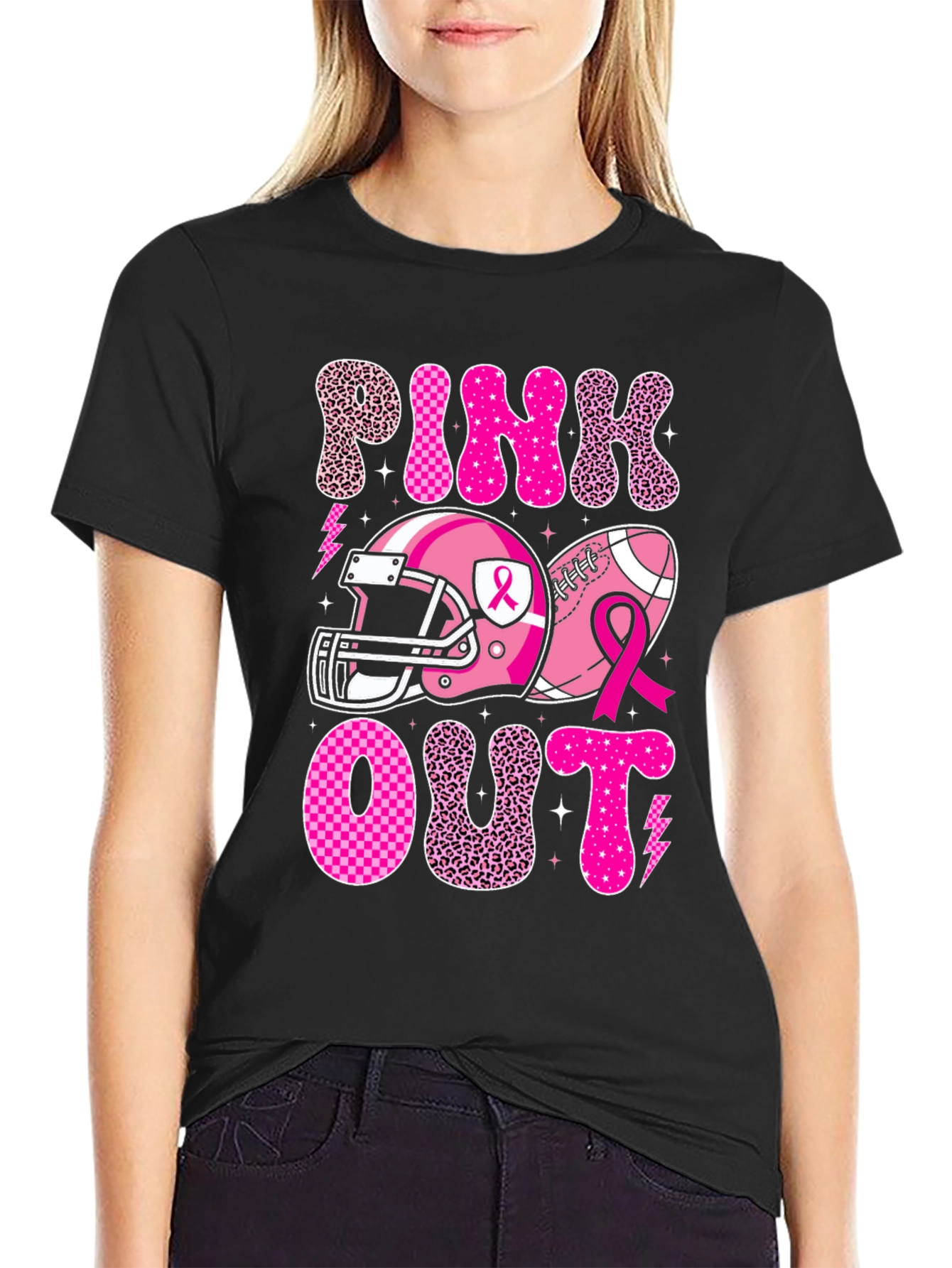 Pink Out Breast Cancer Awareness T-Shirt