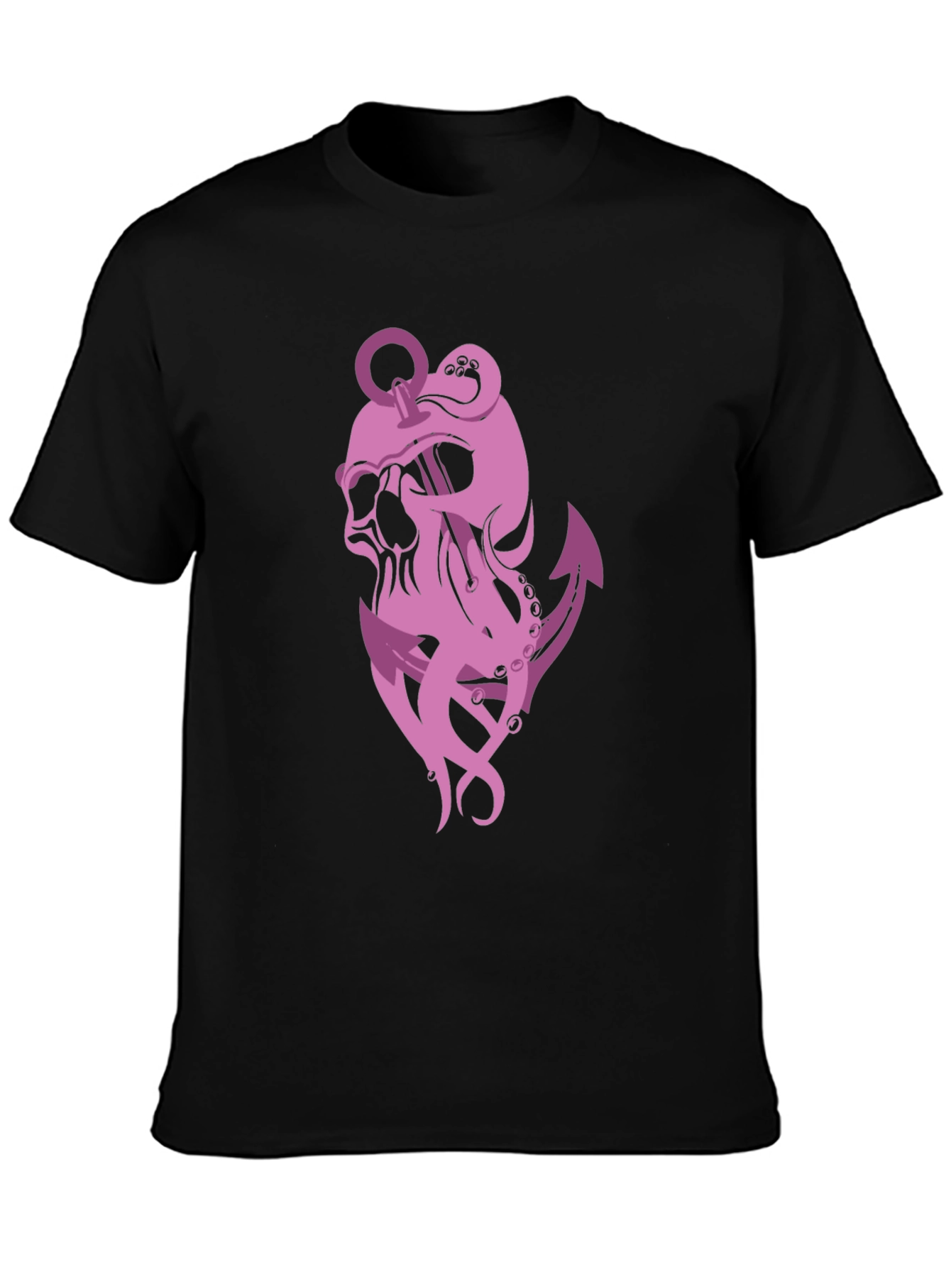Skull Anchor Kraken Graphic Tee