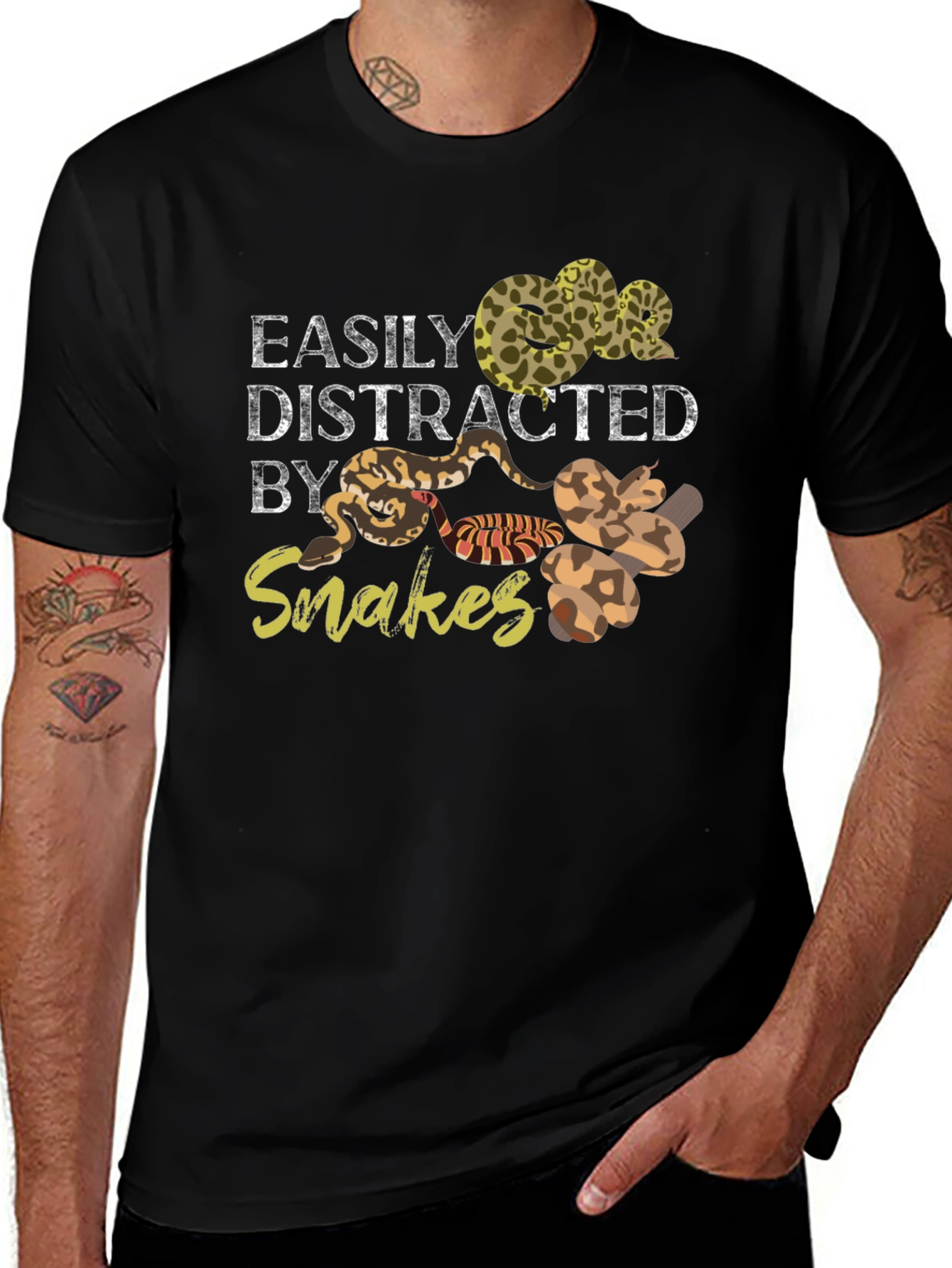 Easily Distracted by Snakes T-Shirt