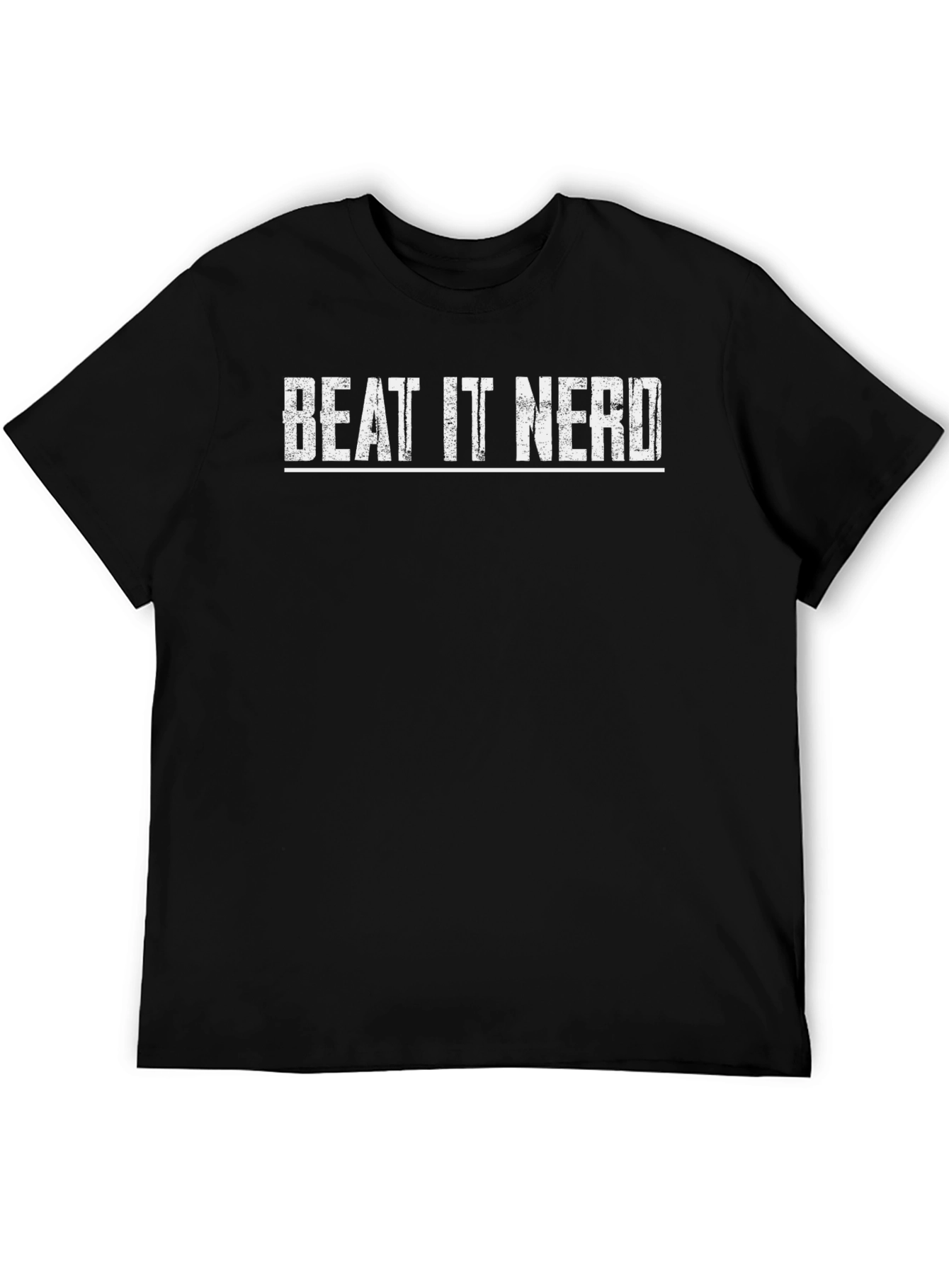 Beat It Nerd Graphic T-Shirt - Short Sleeve