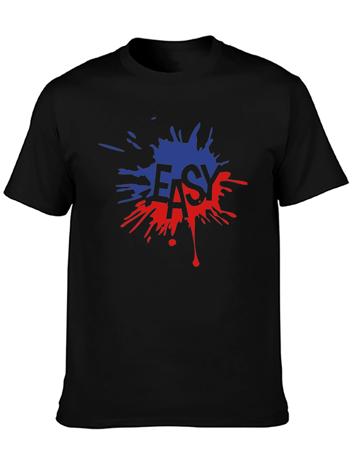 Easy Graphic T-Shirt - Bold Splatter Design