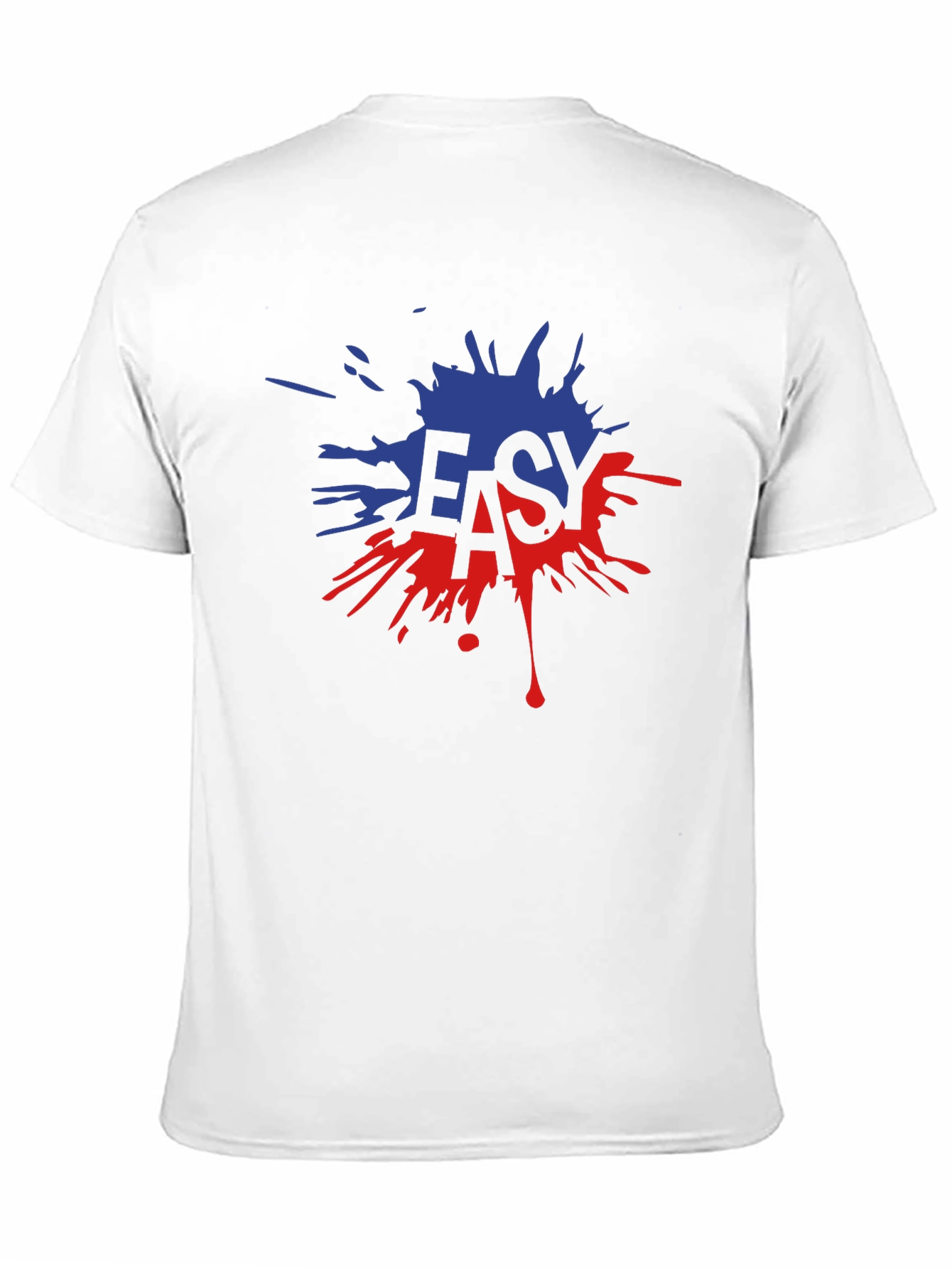 Easy Graphic T-Shirt - Bold Splatter Design