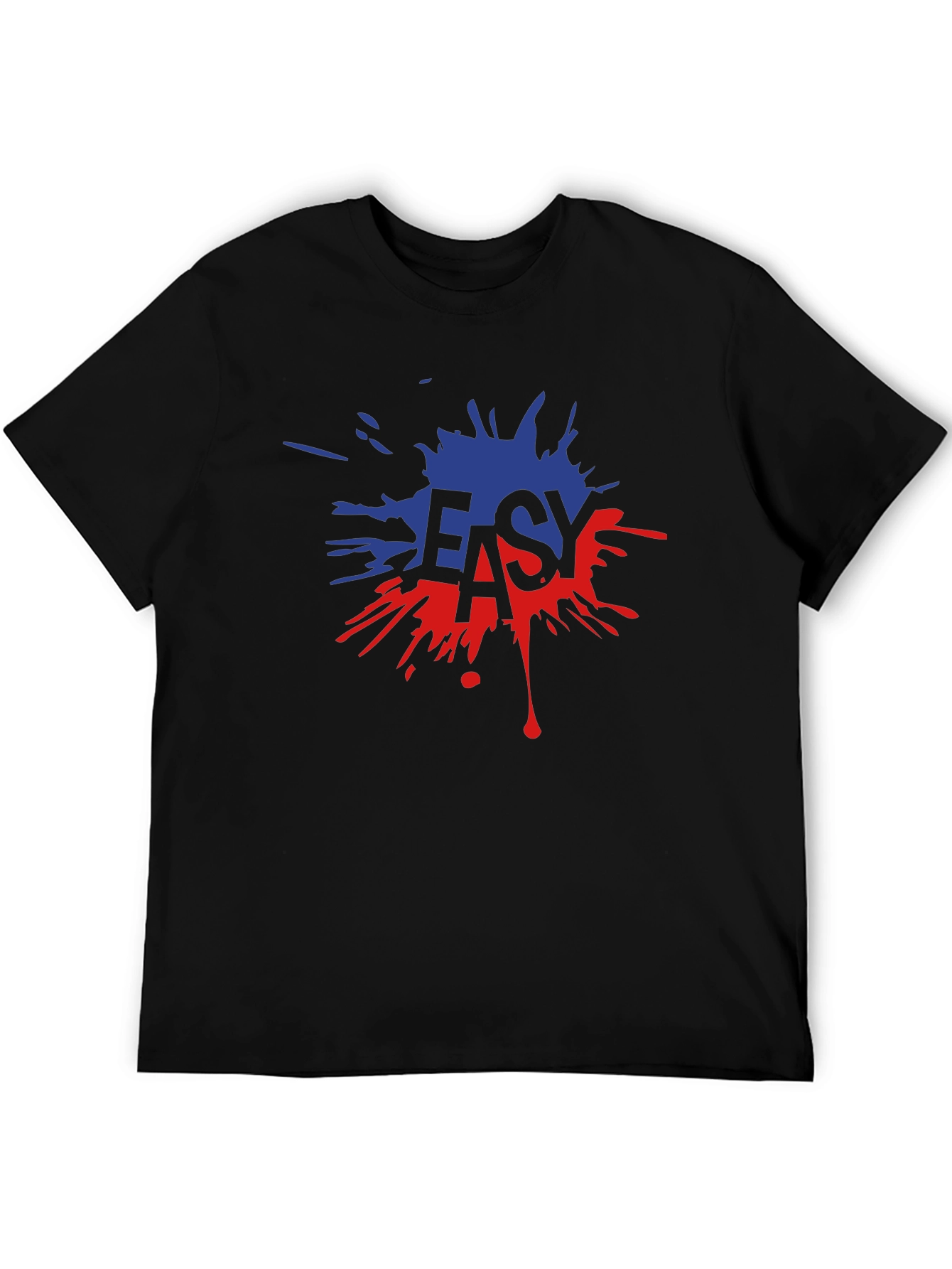 Easy Graphic T-Shirt - Bold Splatter Design