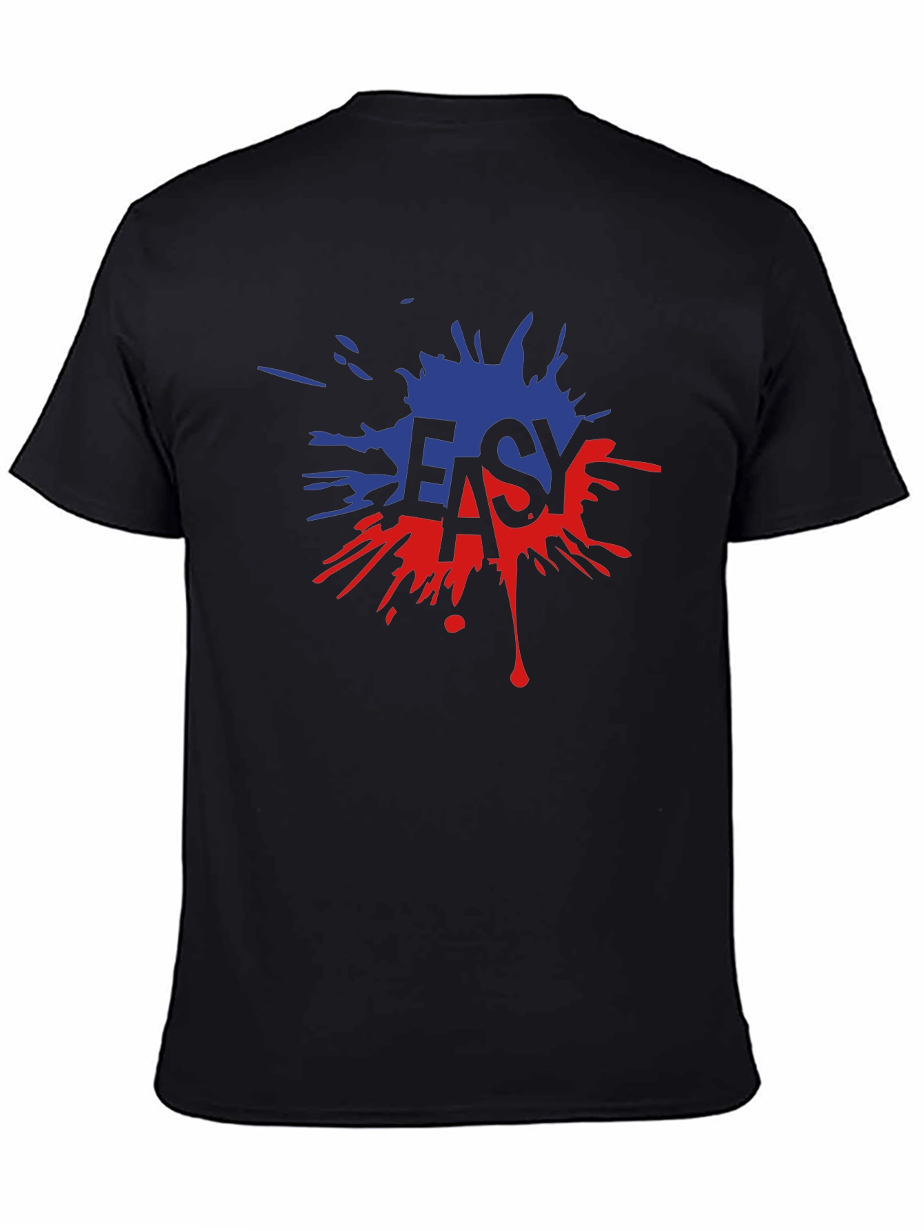 Easy Graphic T-Shirt - Bold Splatter Design