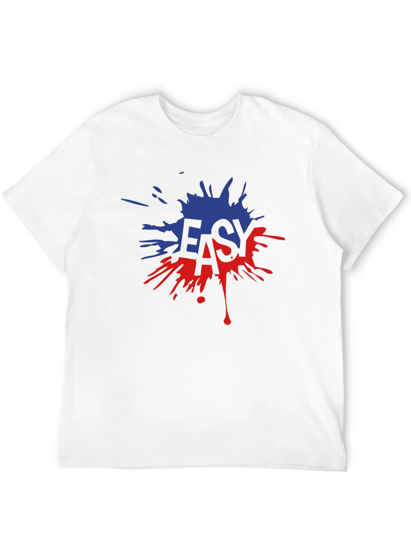 Easy Graphic T-Shirt - Bold Splatter Design