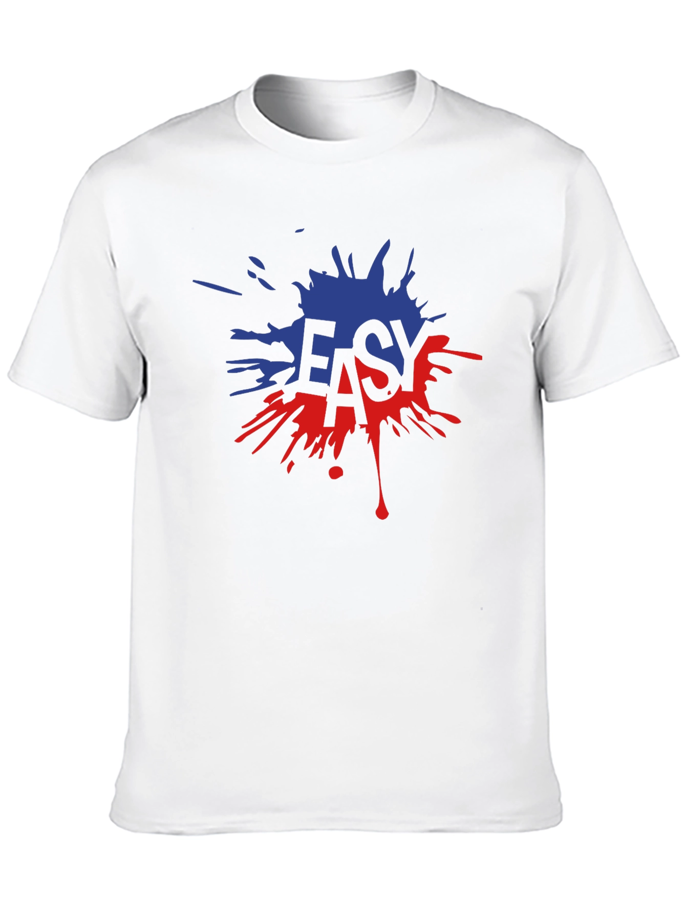 Easy Graphic T-Shirt - Bold Splatter Design