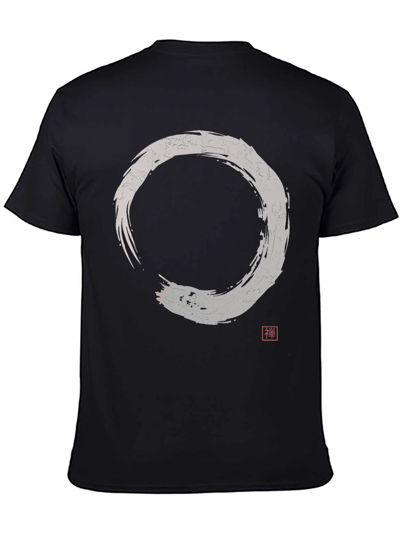 Zen Circle Graphic Tee - Black