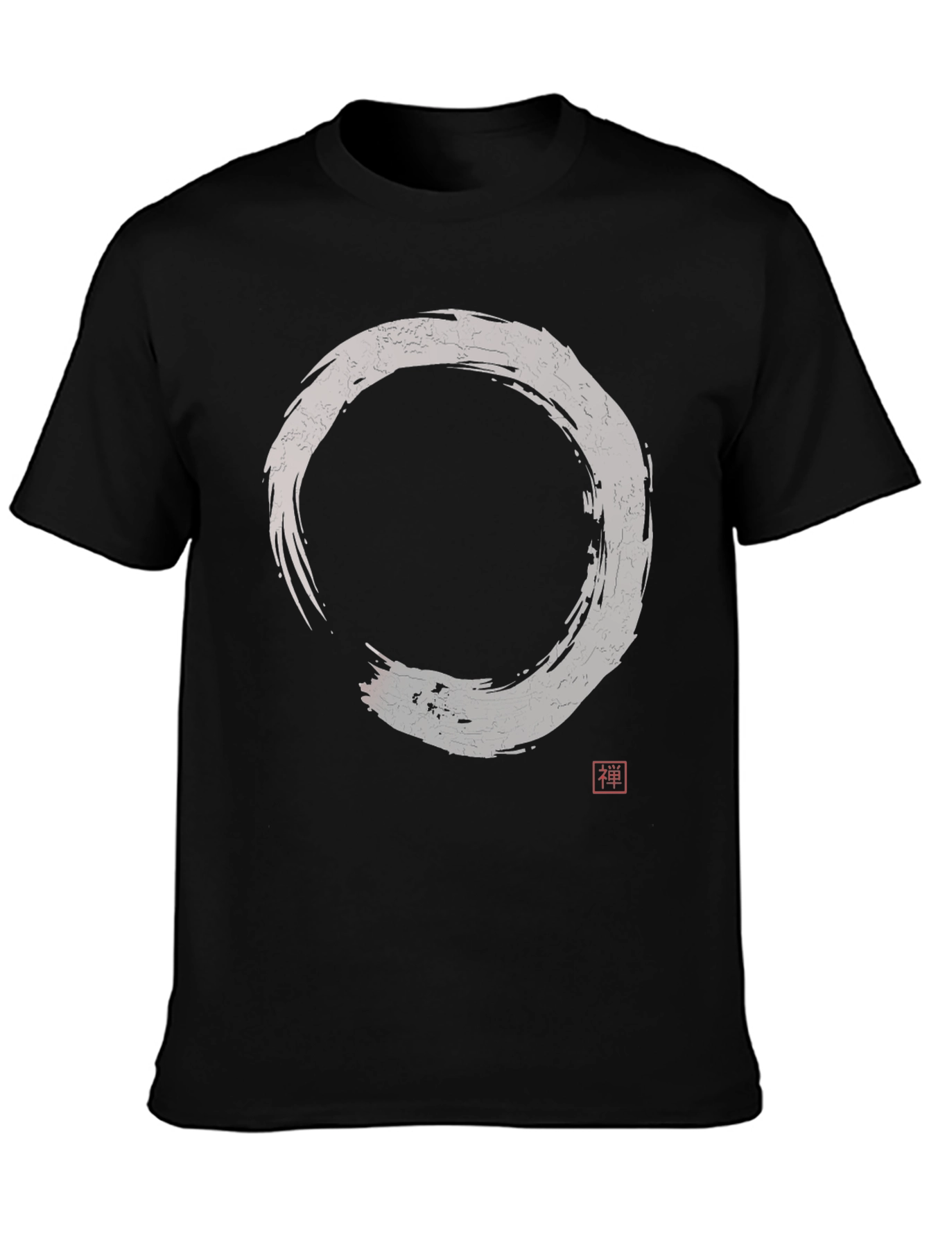 Zen Circle Graphic Tee - Black
