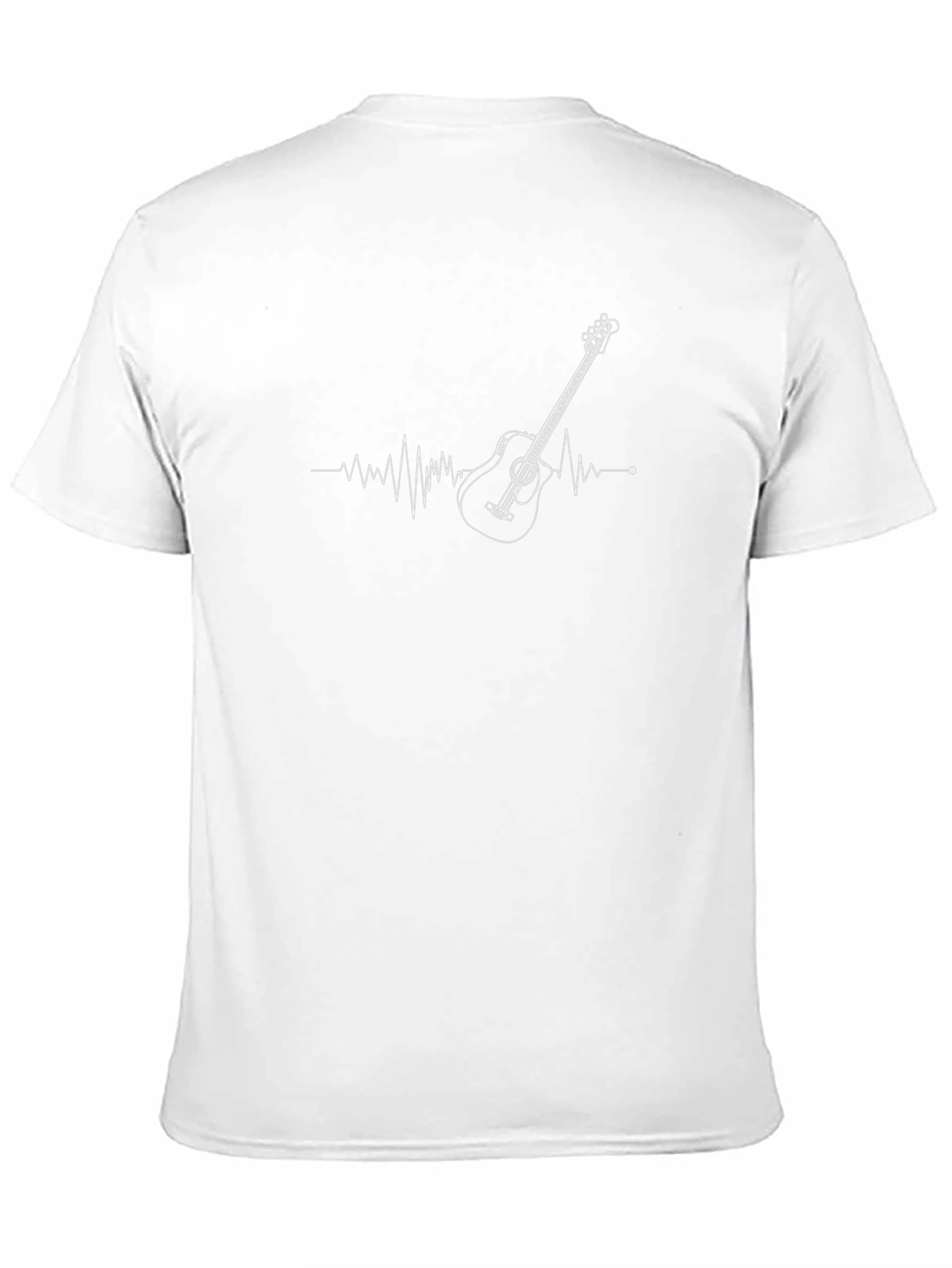 Guitar Heartbeat Graphic Tee - Music Lover T-Shirt
