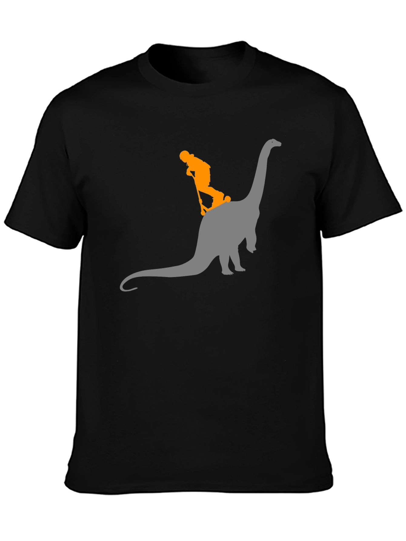 Dino Rider Tee - Black Graphic T-Shirt