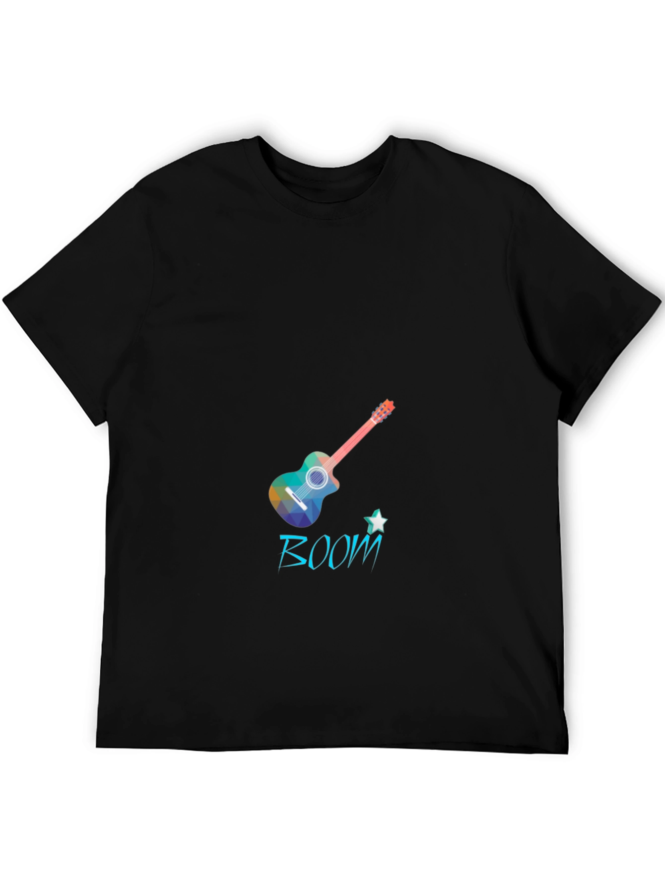 Boom Guitar Black T-Shirt