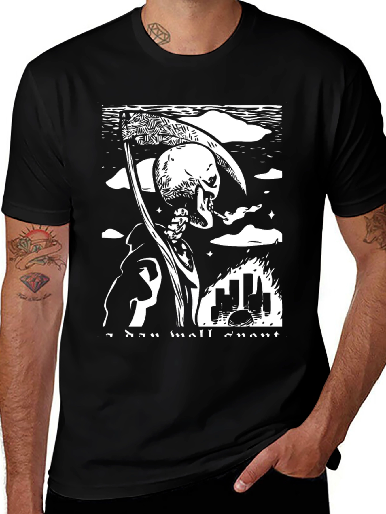 Grim Reaper T-Shirt - Dark Humor Graphic Tee