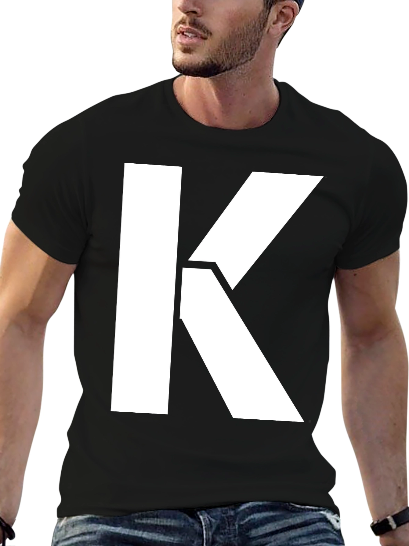 Bold K Graphic T-Shirt - Classic Black Tee