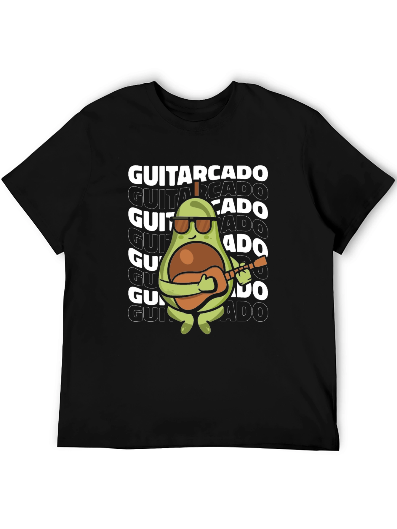 Guitarcado Graphic Tee - Avocado Guitarist