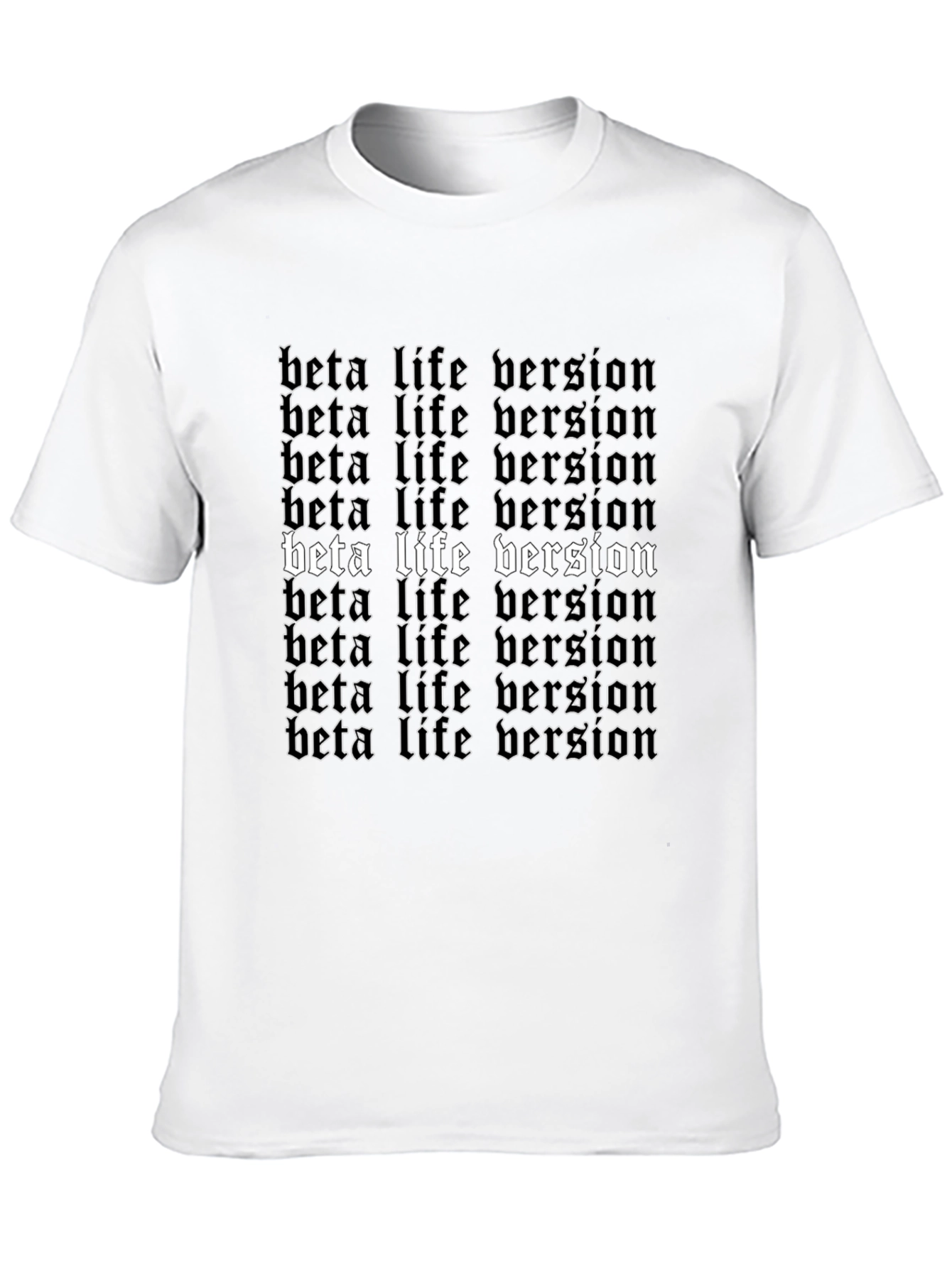 Beta Life Version Graphic Print Tee