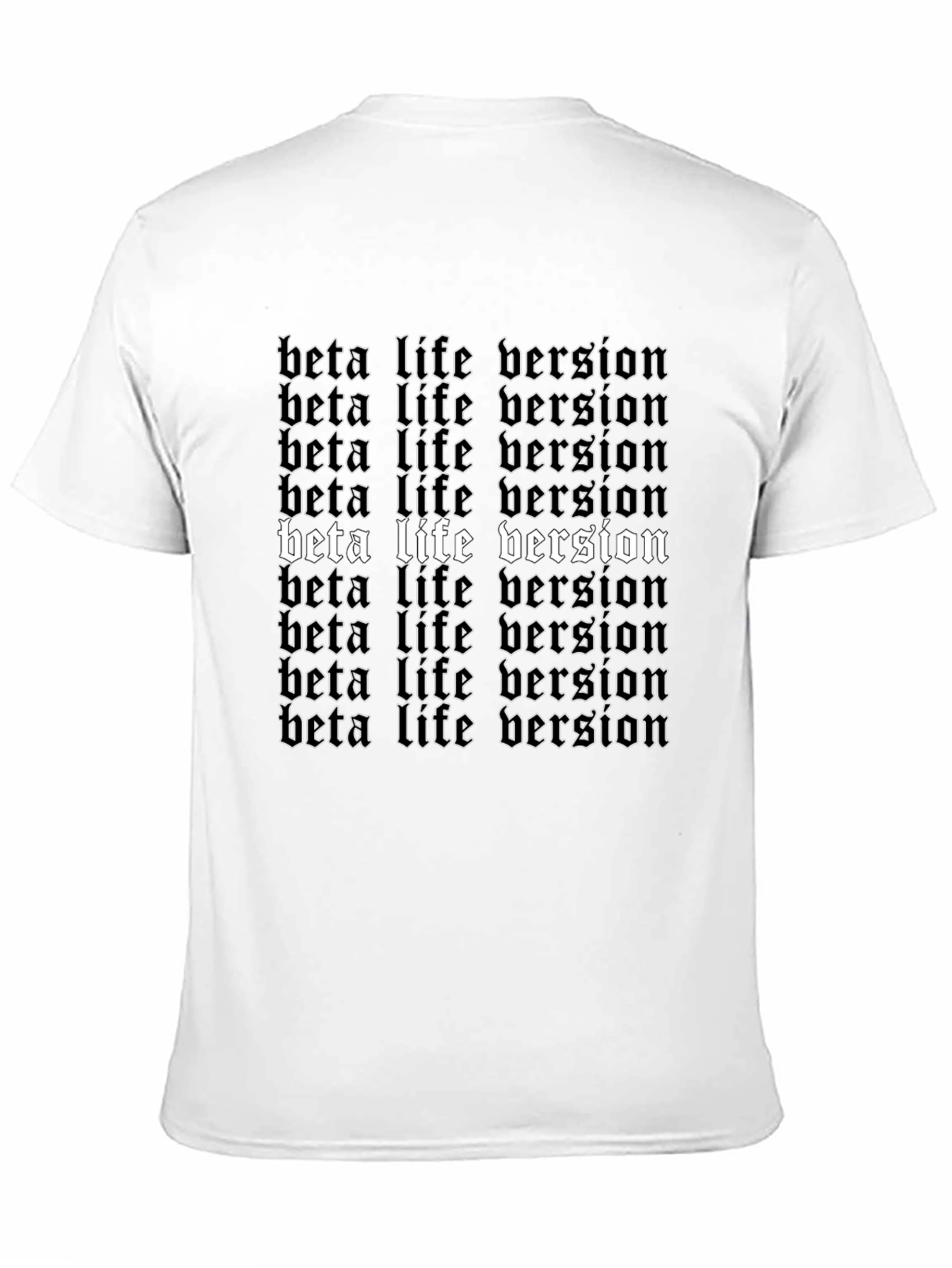 Beta Life Version Graphic Print Tee
