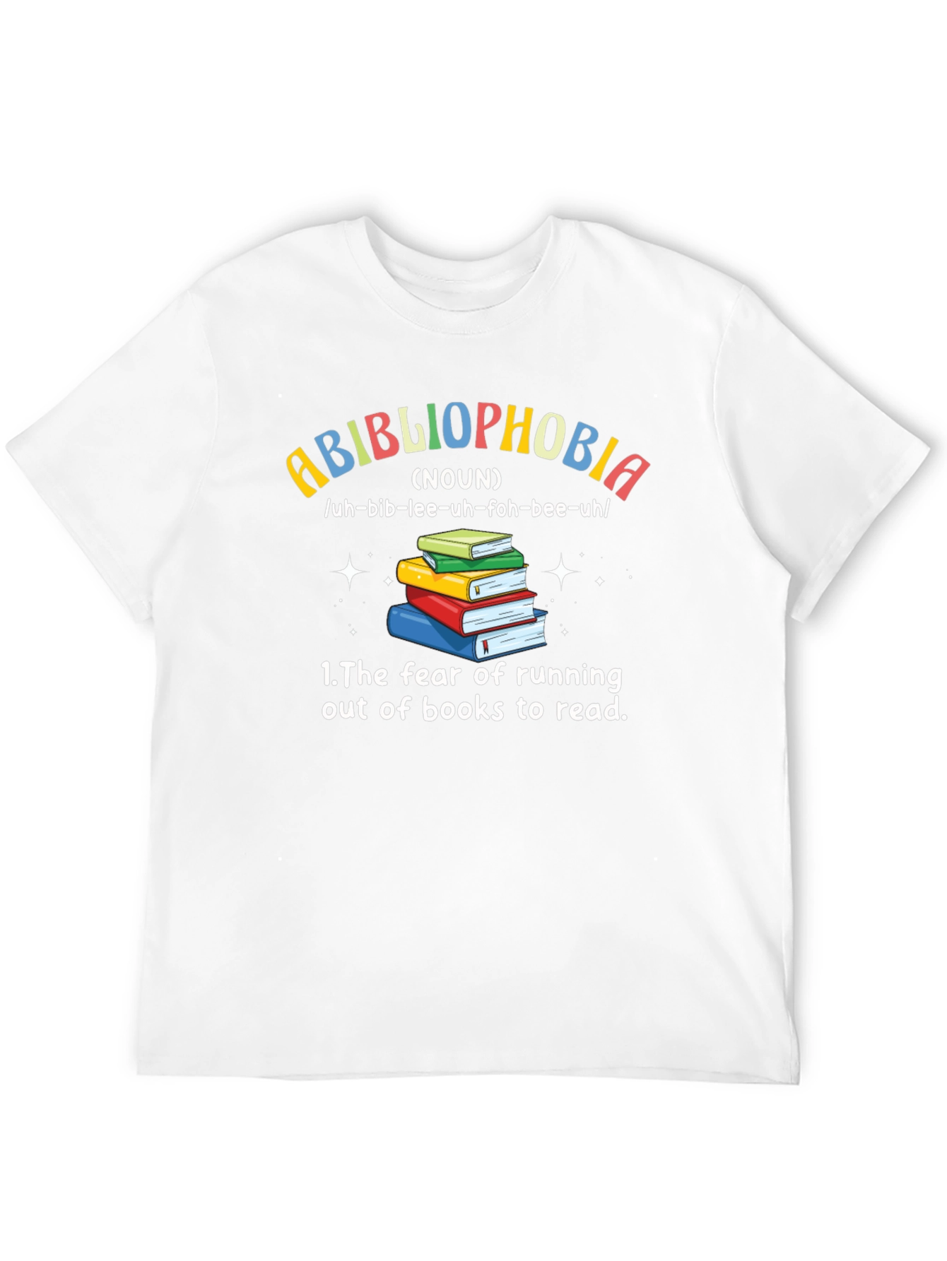 Bibliophobia T-Shirt - Book Lover Gift