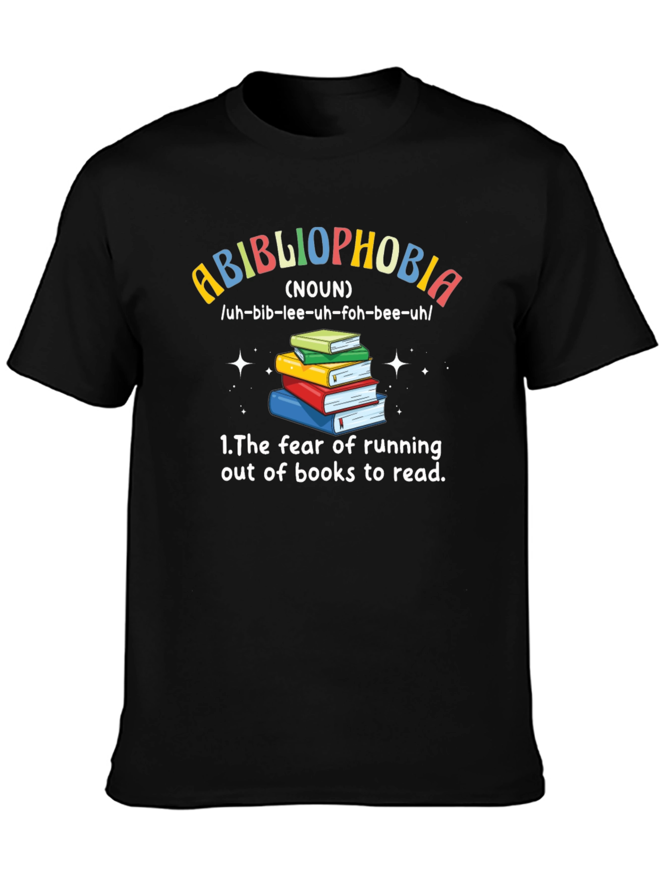 Bibliophobia T-Shirt - Book Lover Gift