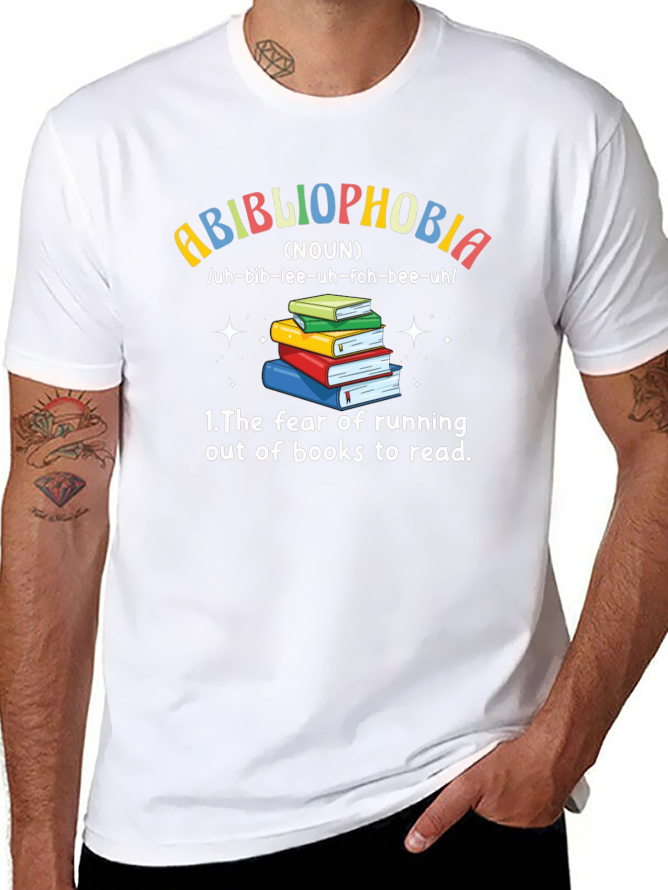 Bibliophobia T-Shirt - Book Lover Gift