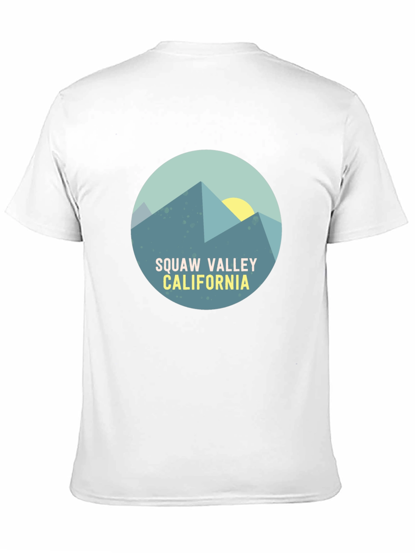 Squaw Valley California Graphic Tee - Black
