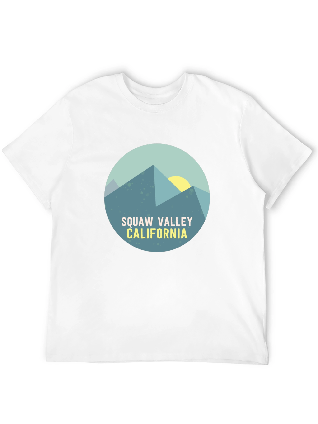 Squaw Valley California Graphic Tee - Black