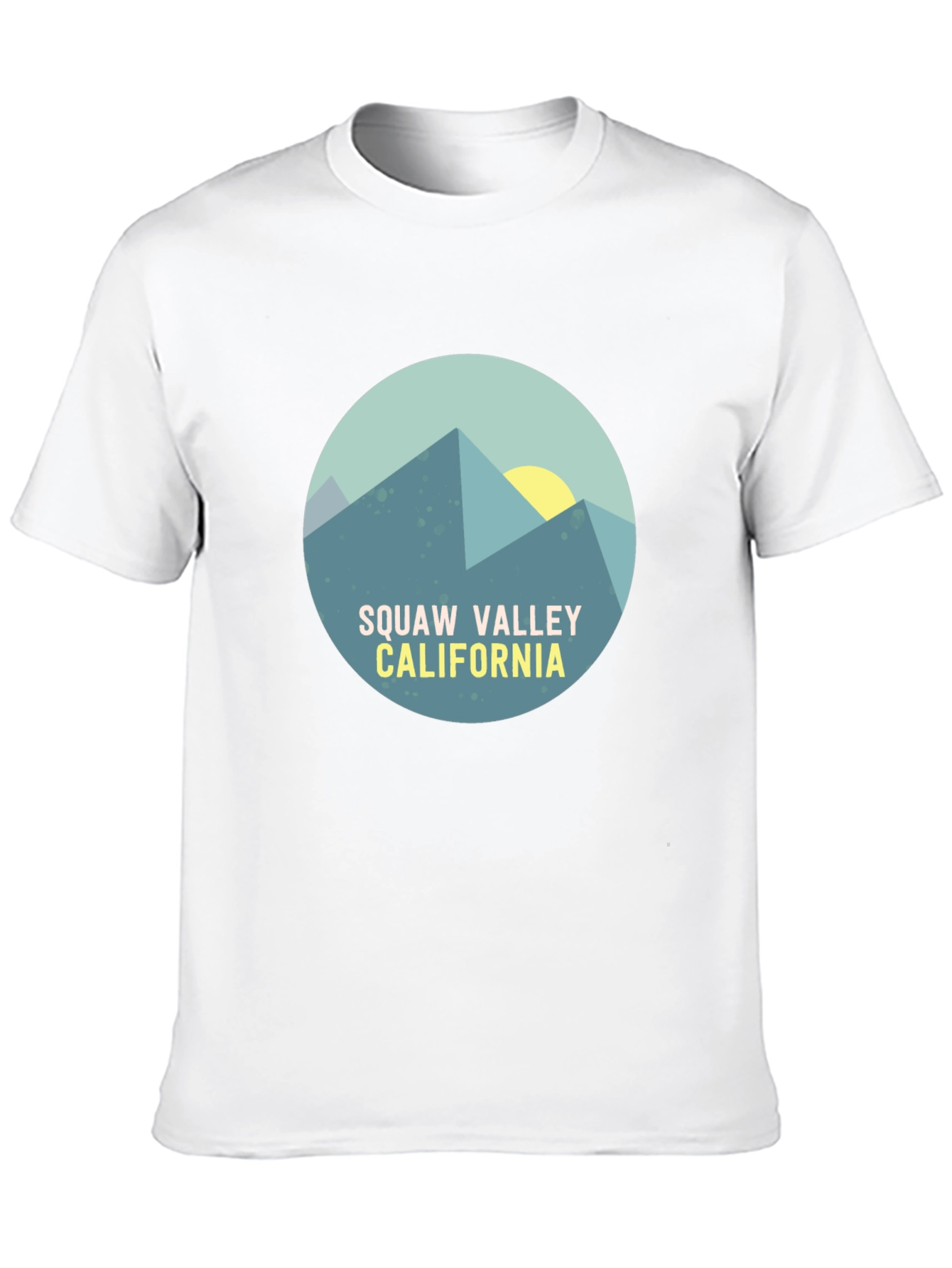 Squaw Valley California Graphic Tee - Black
