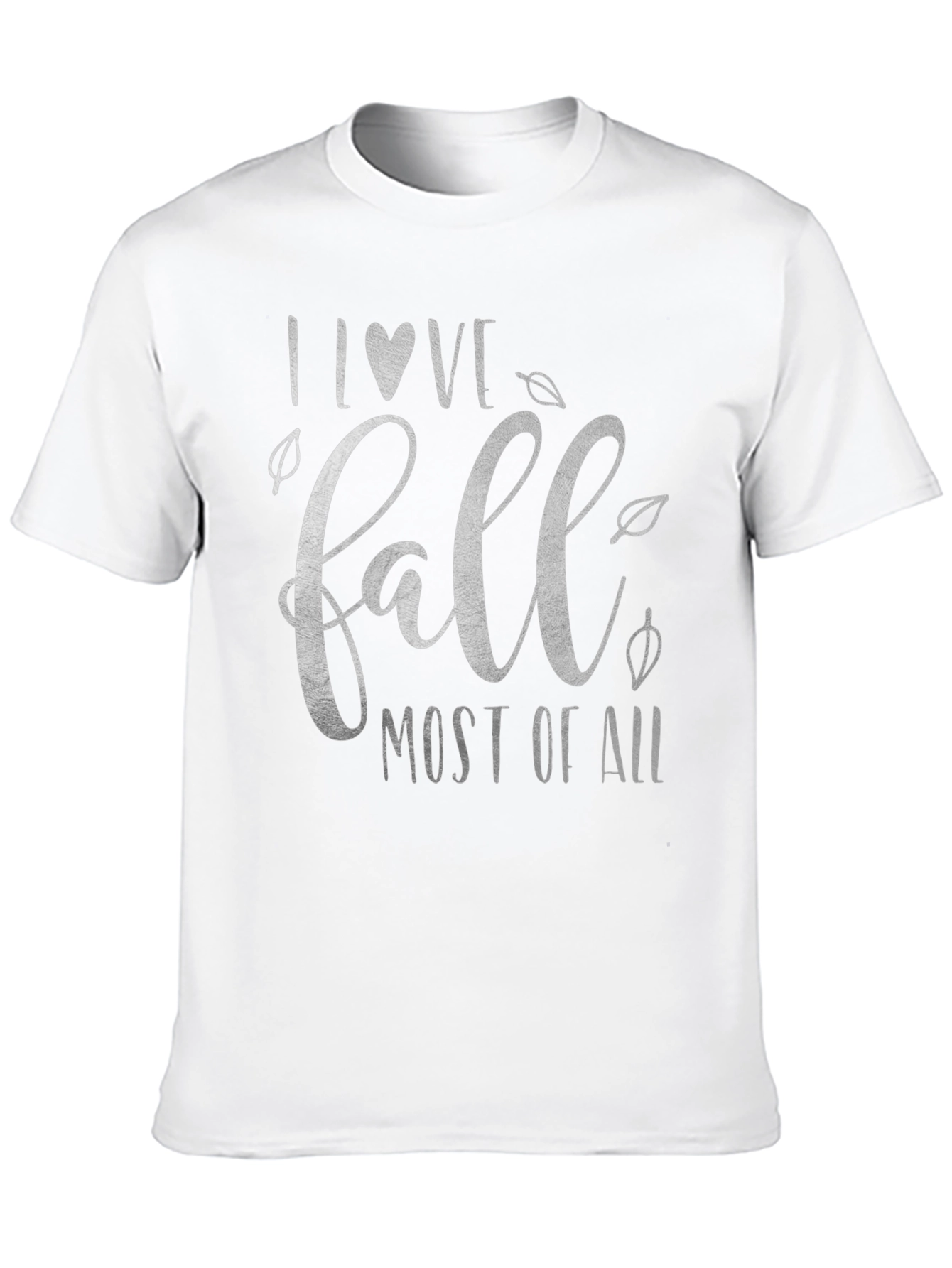 I Love Fall T-Shirt - Soft Cotton Seasonal Tee