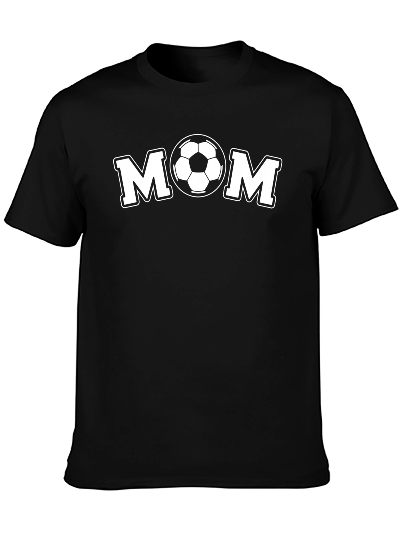 Soccer Mom Graphic T-Shirt - Black