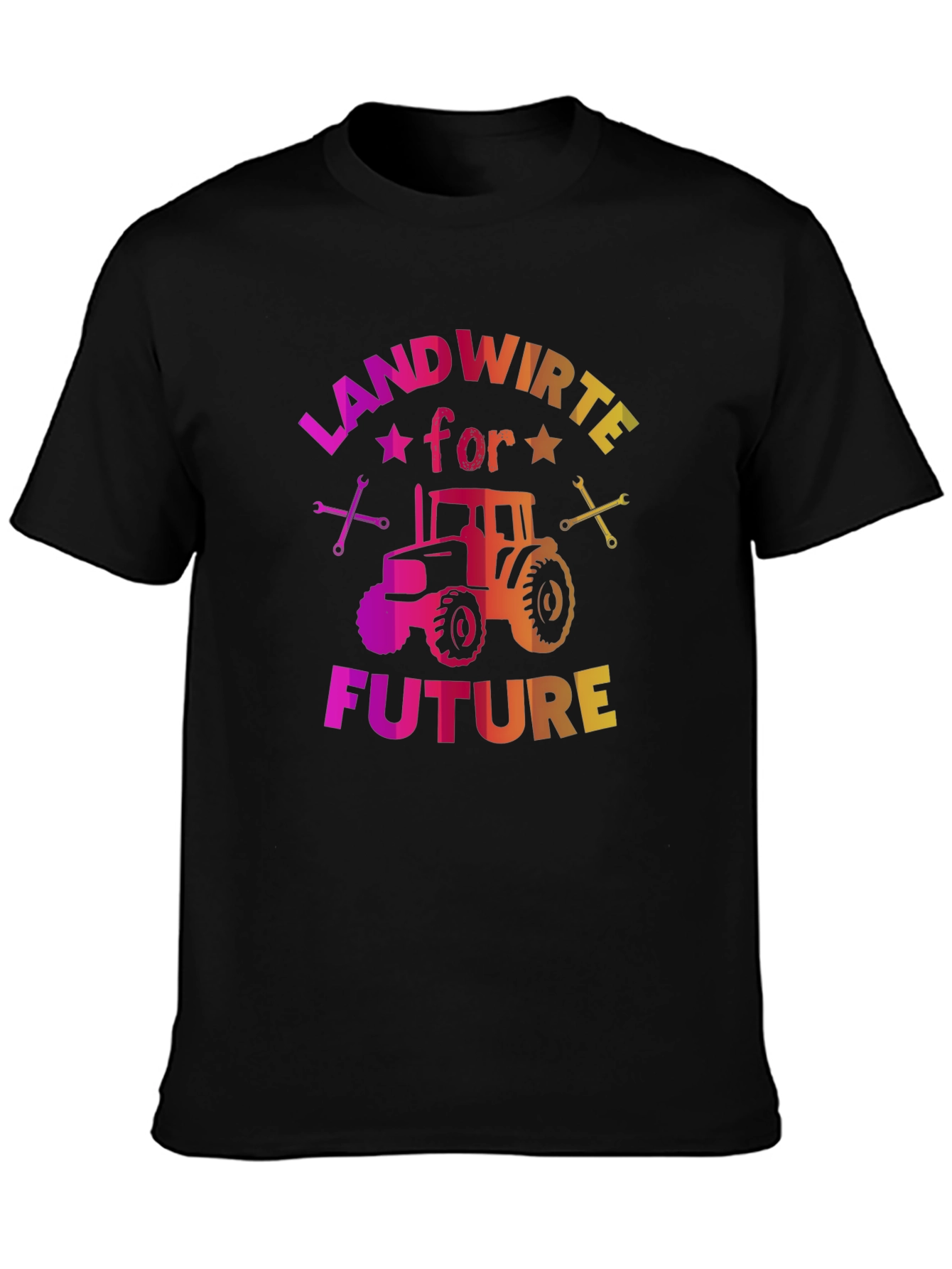 Landwirte for Future Graphic Tee - Black Cotton