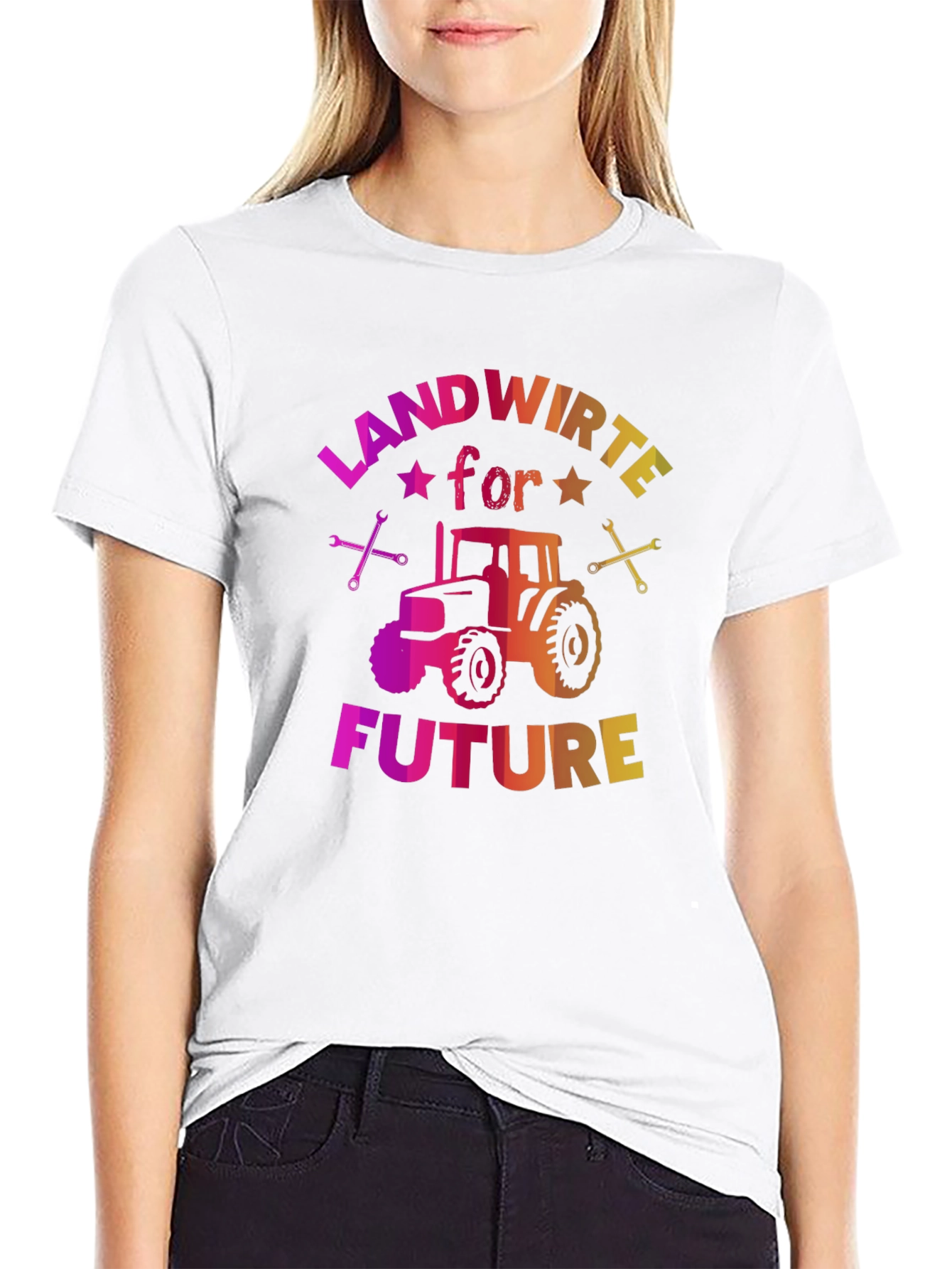 Landwirte for Future Graphic Tee - Black Cotton